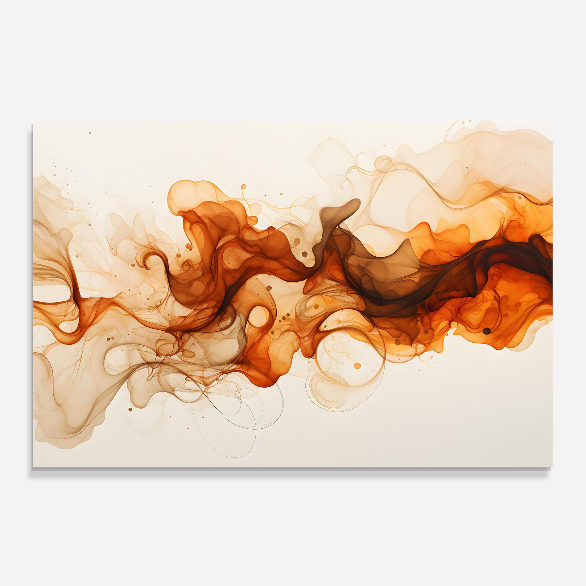 Стъклен панел за кухня Fire Aroma mockup 0