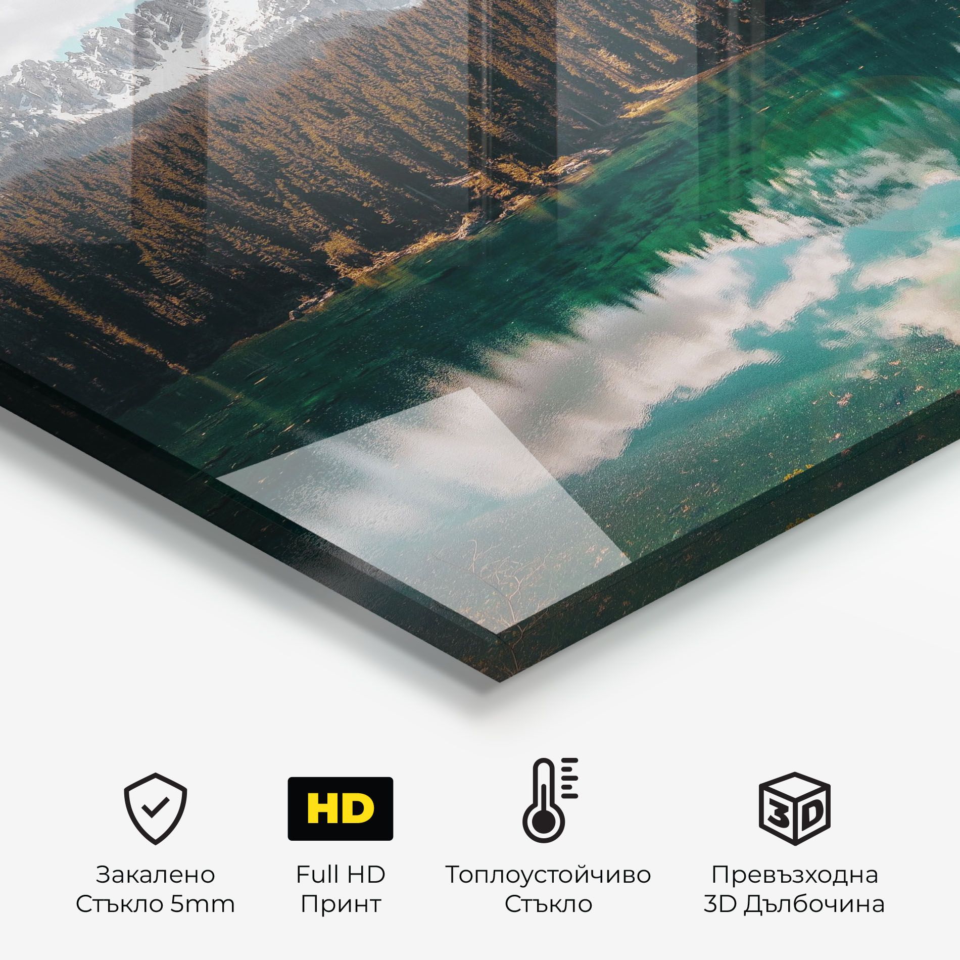 Mountain Lake View mockup 2