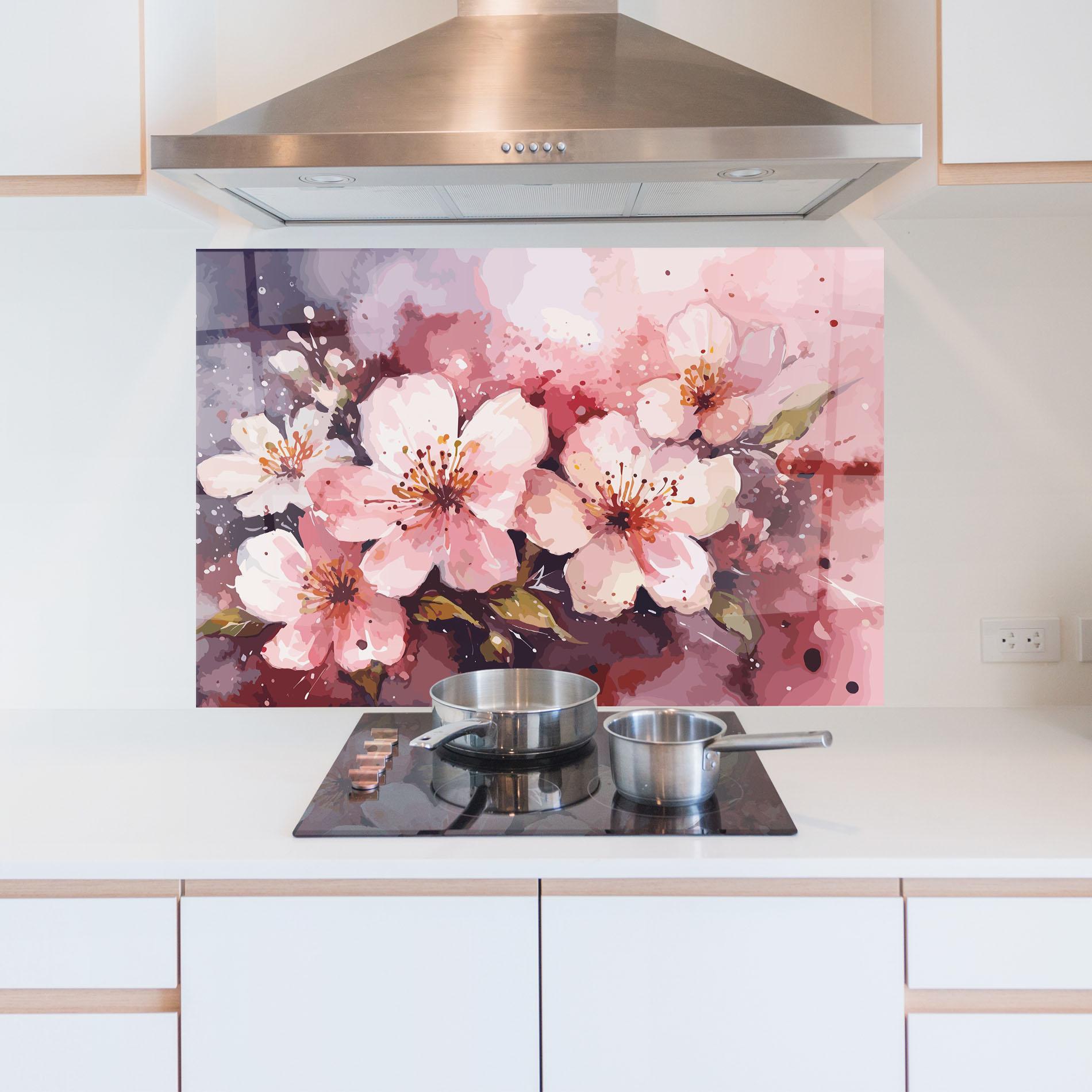 Стъклен панел за кухня Beautiful Nature Art mockup 5