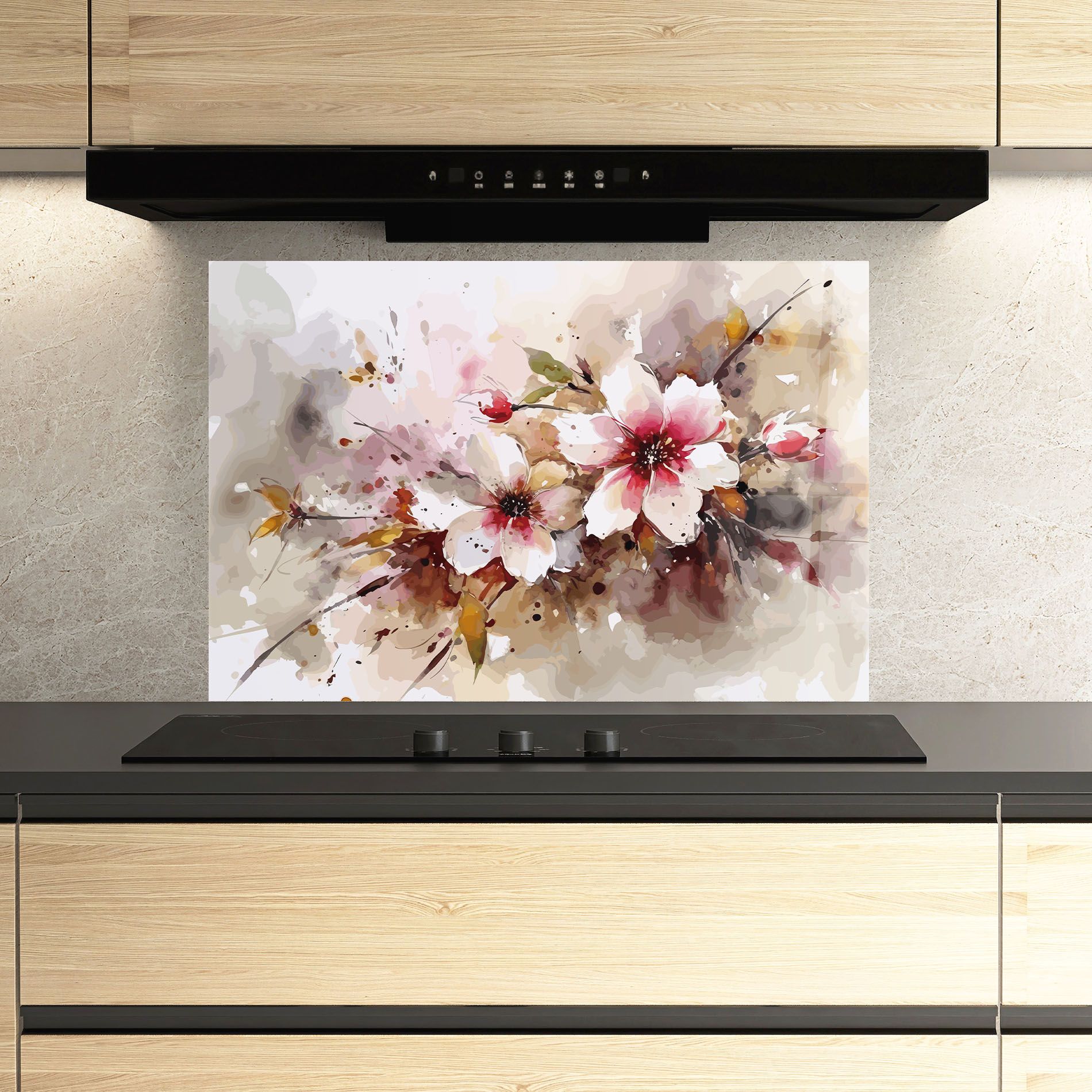 Beautiful Cherry Flower mockup 3