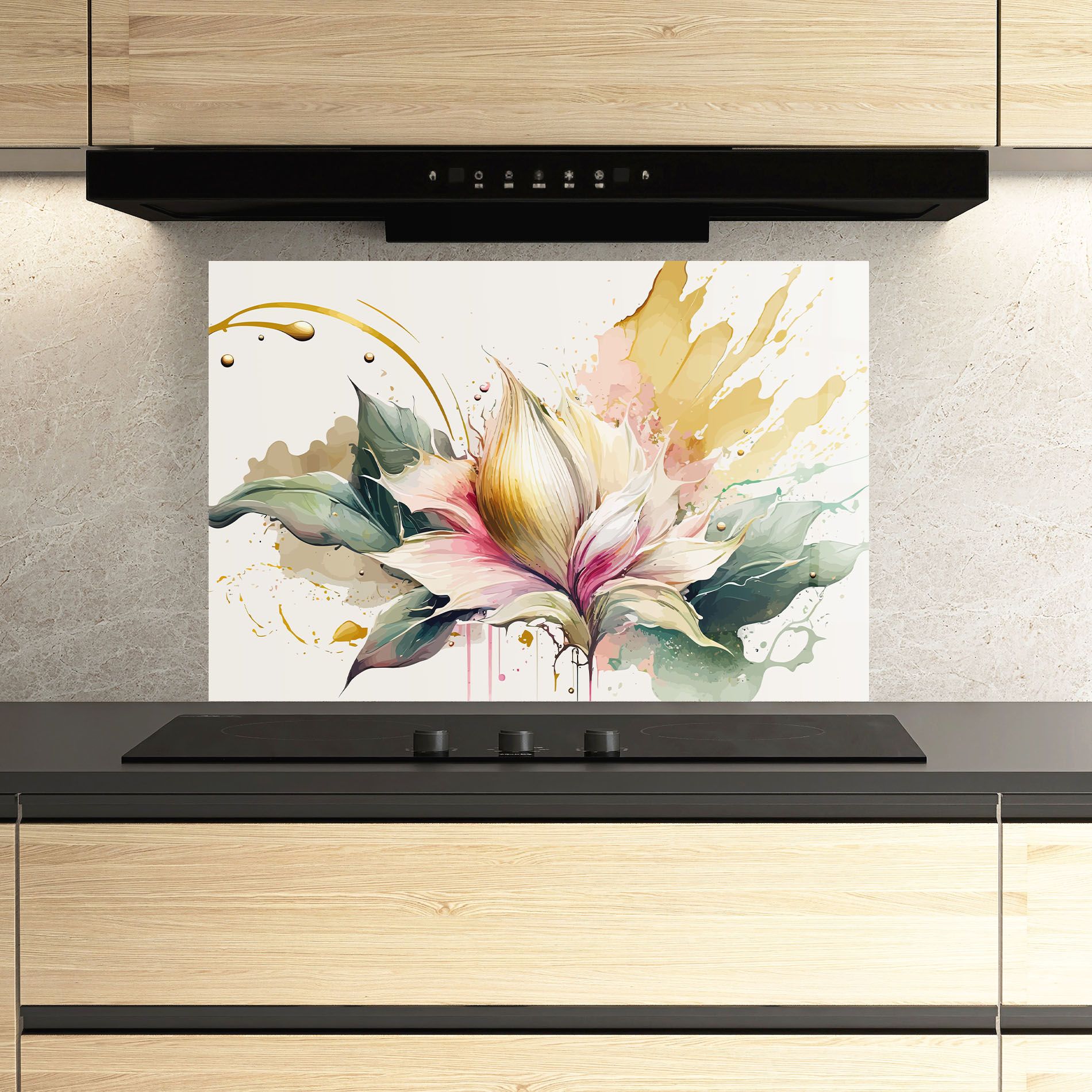 Cream Pink Nature mockup 3