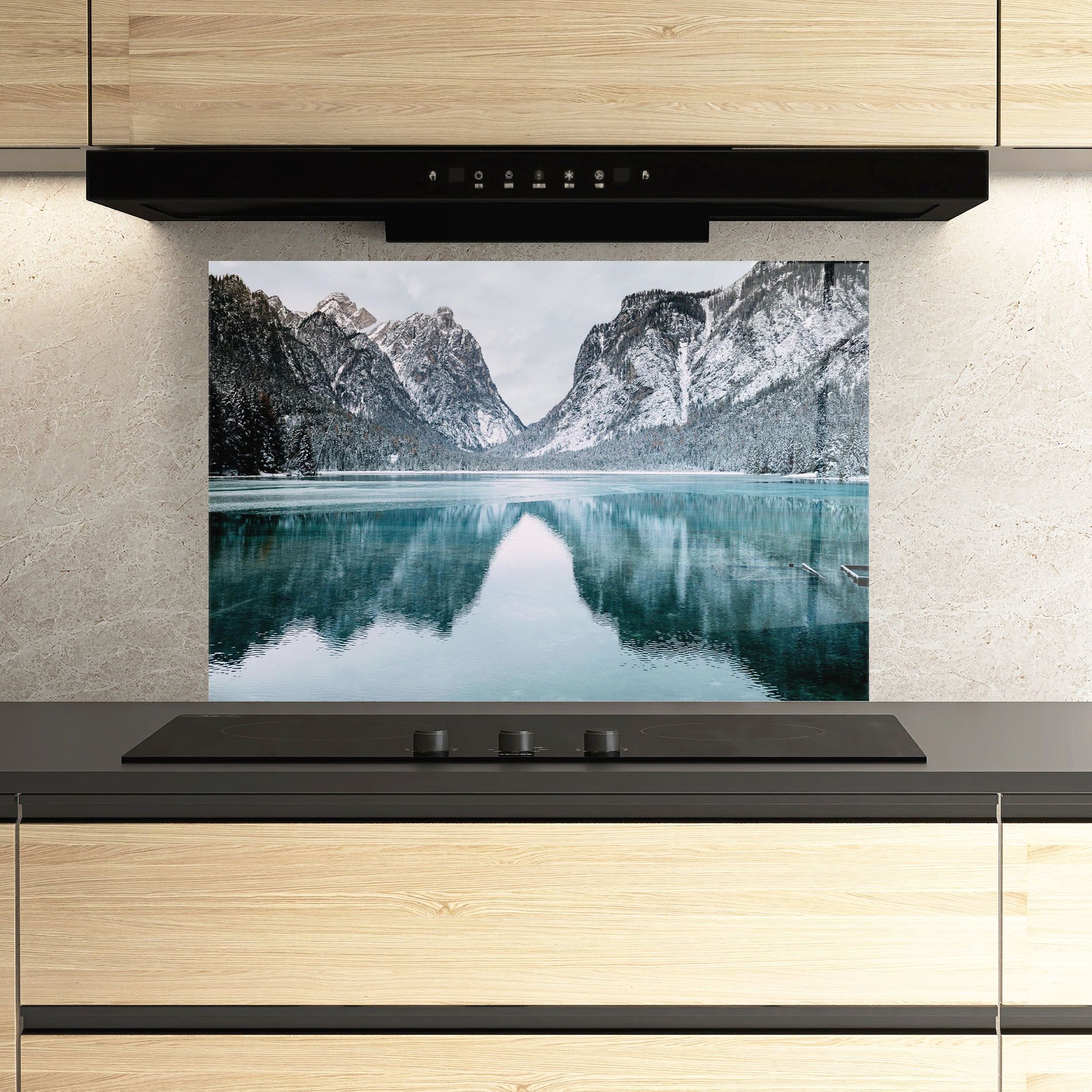 Lake Reflection Mountain mockup 3