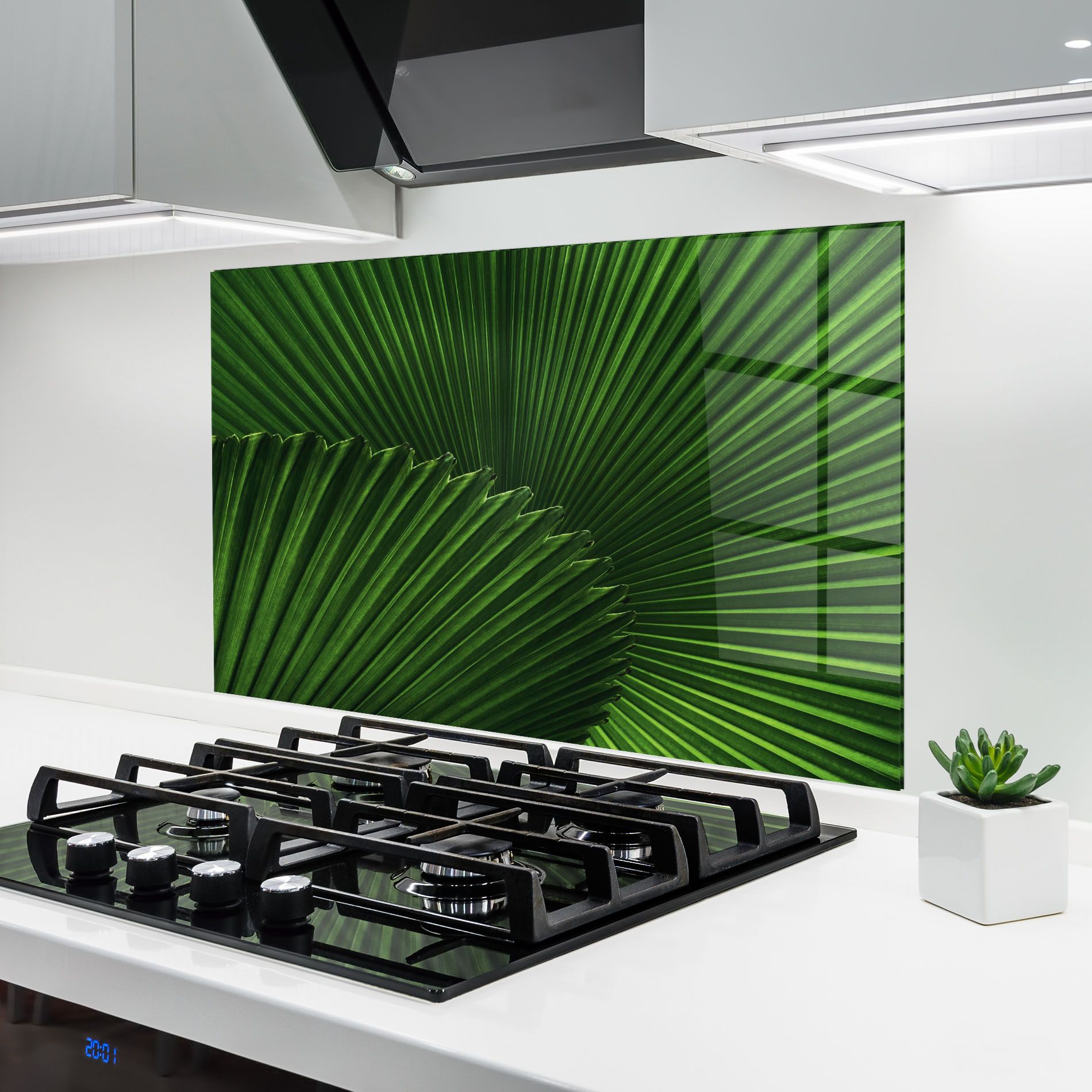 Strong Green Leaf Art mockup 6