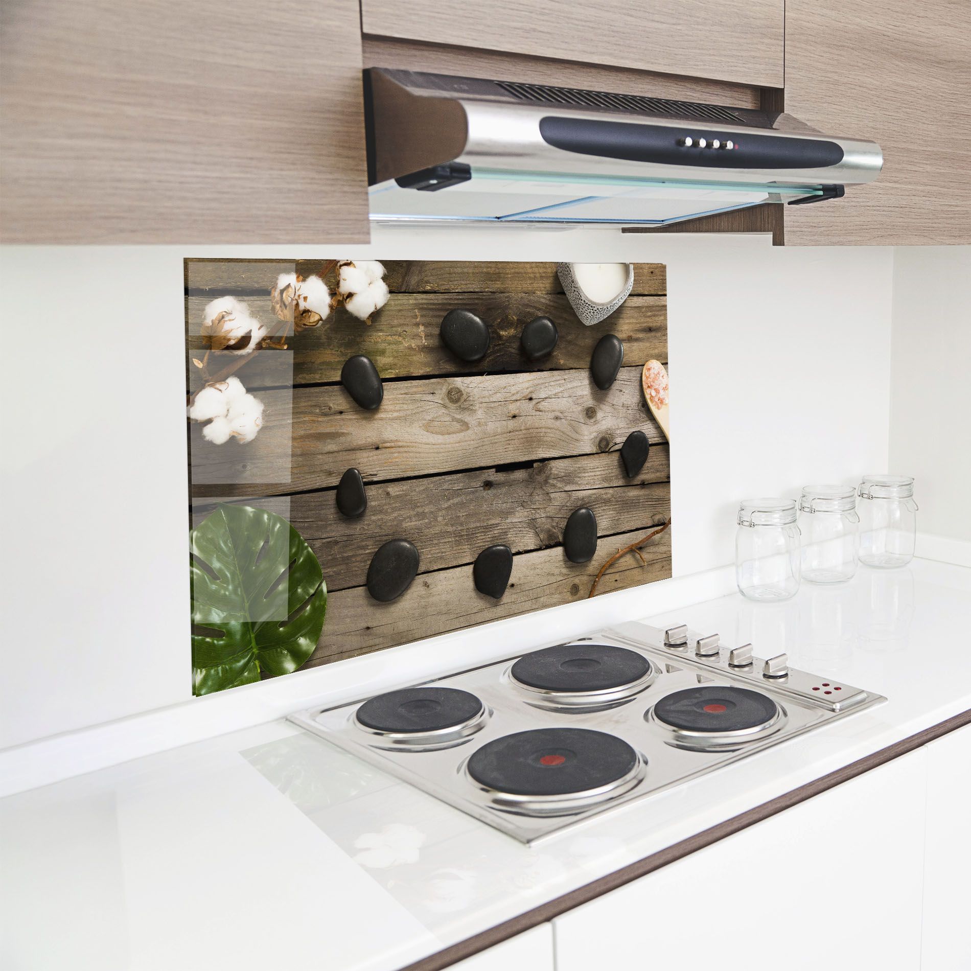 Cotton Flowers Stones mockup 8