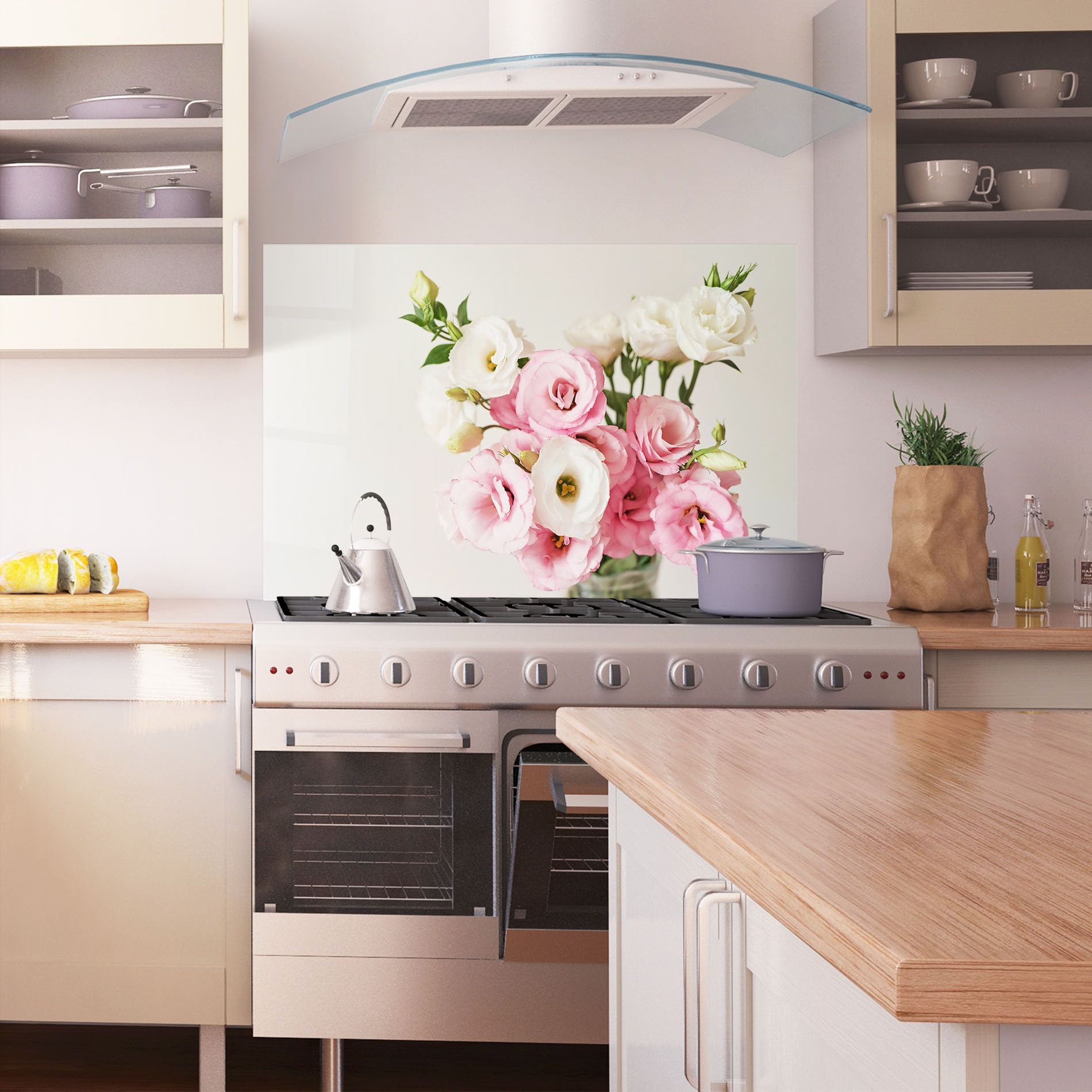 Cute Pink Flowers mockup 1