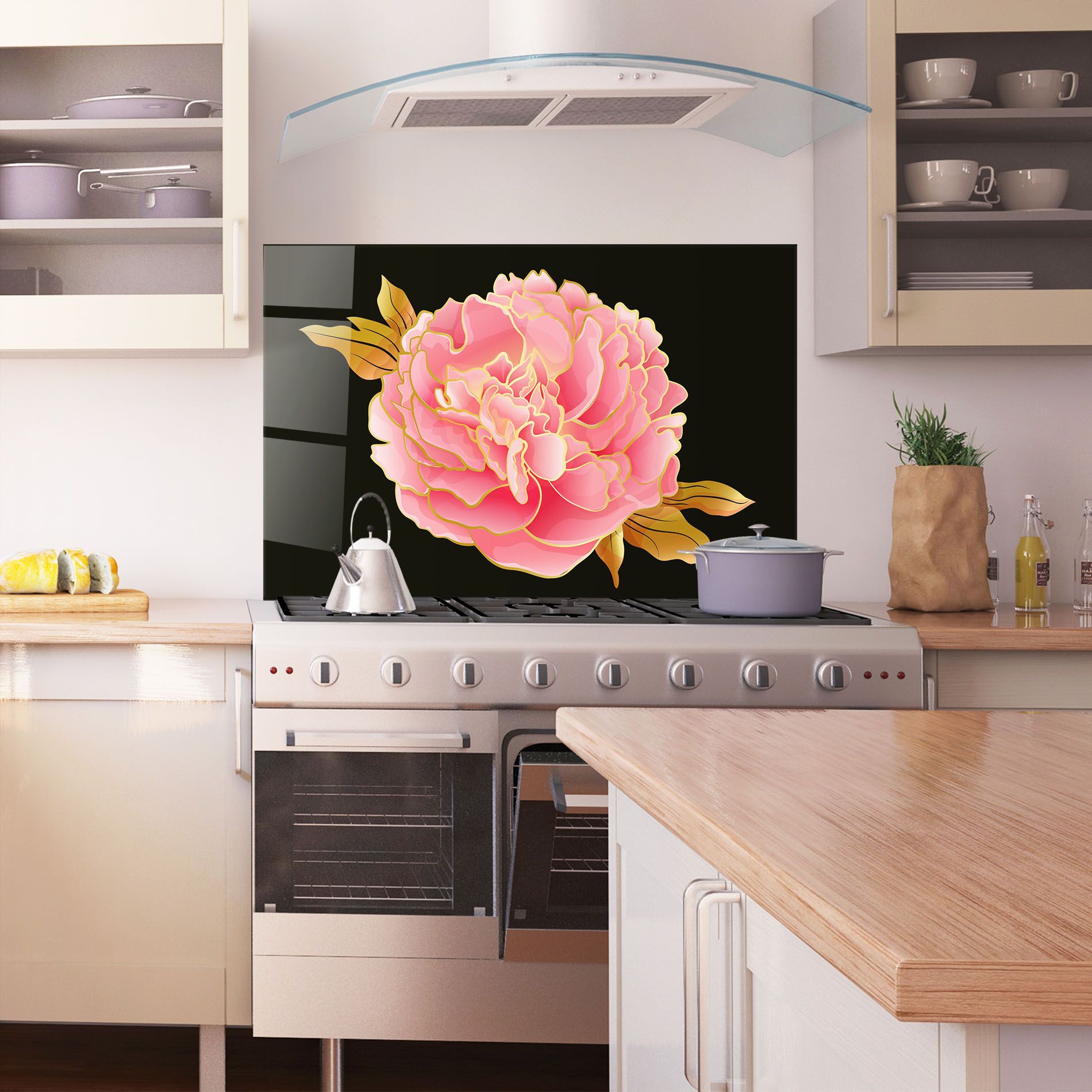 Gold Pinkk Peony mockup 1