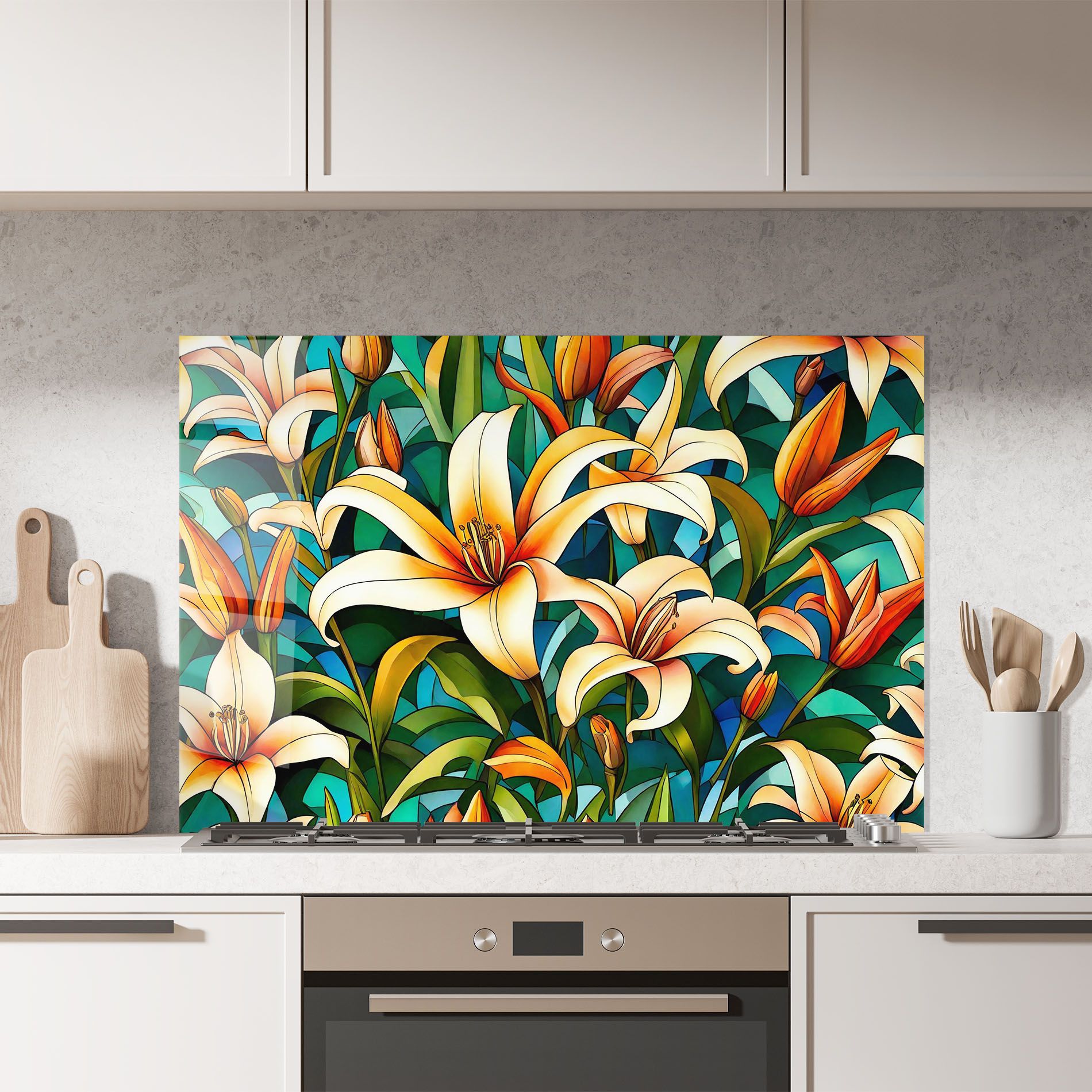 Lily Pattern mockup 7