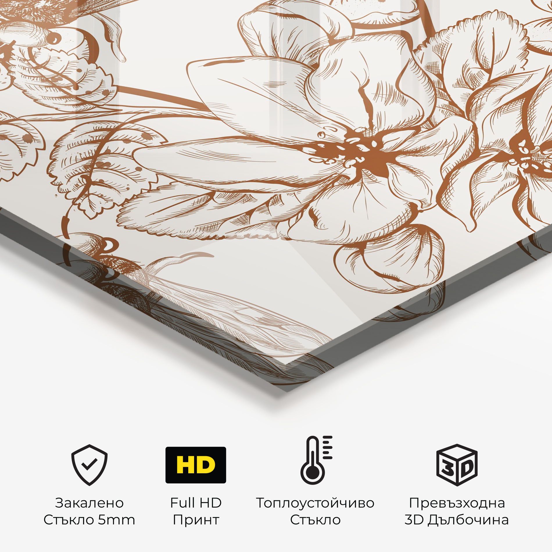 Bee Flower Line mockup 2