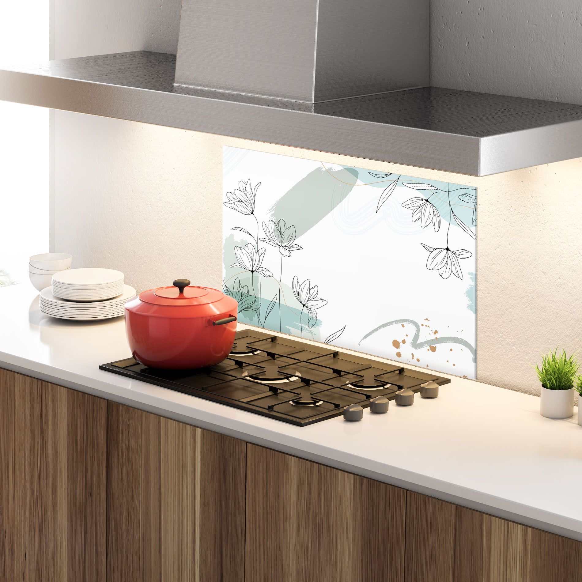 Black Blue Line mockup 4