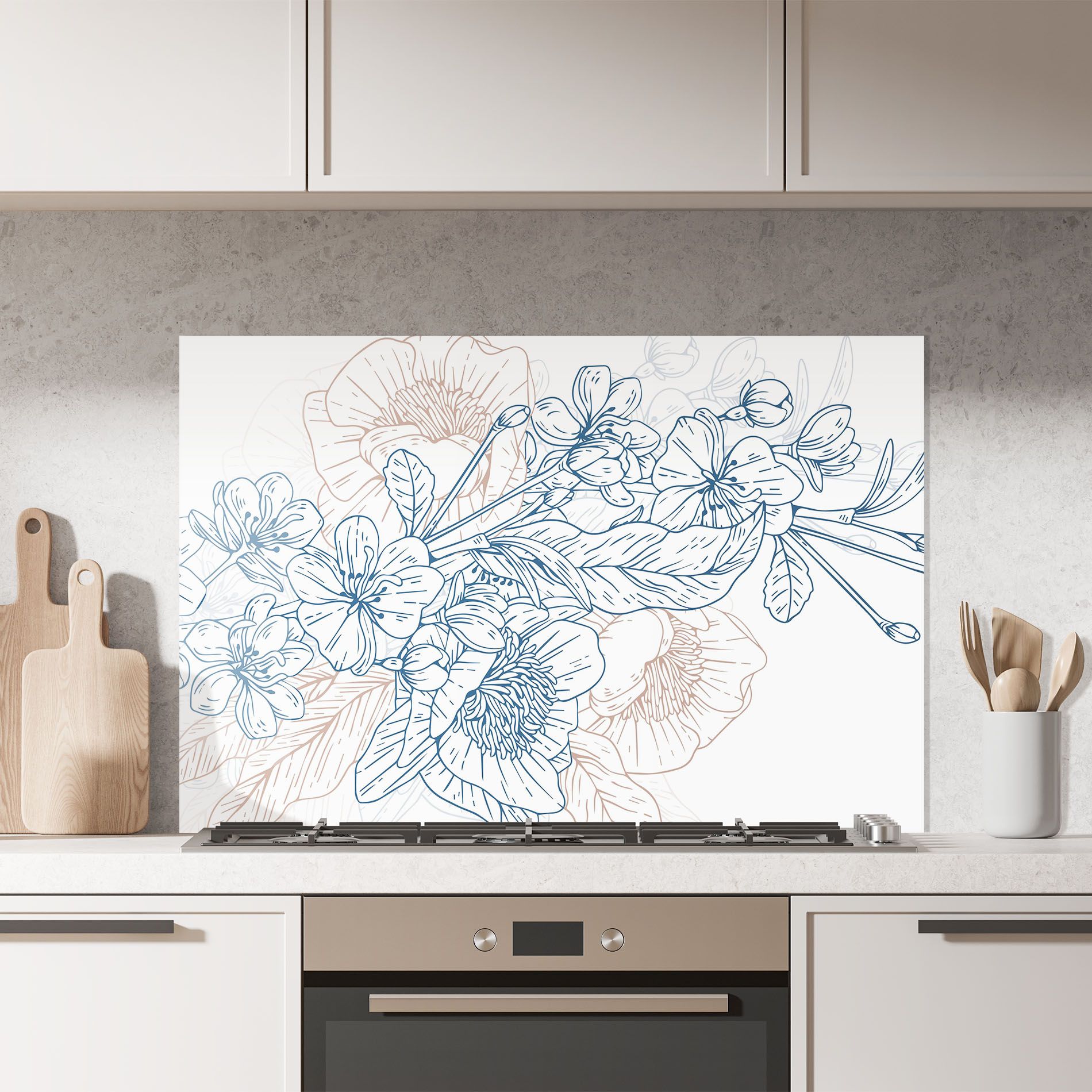 Blue Cream Line mockup 7