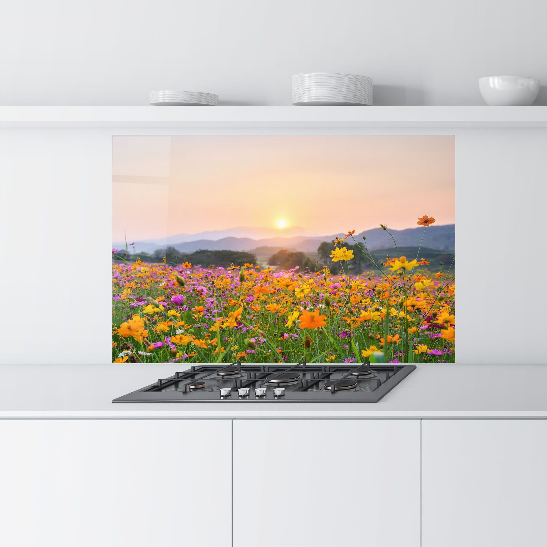 Sunset Mountain Flowerf mockup 9