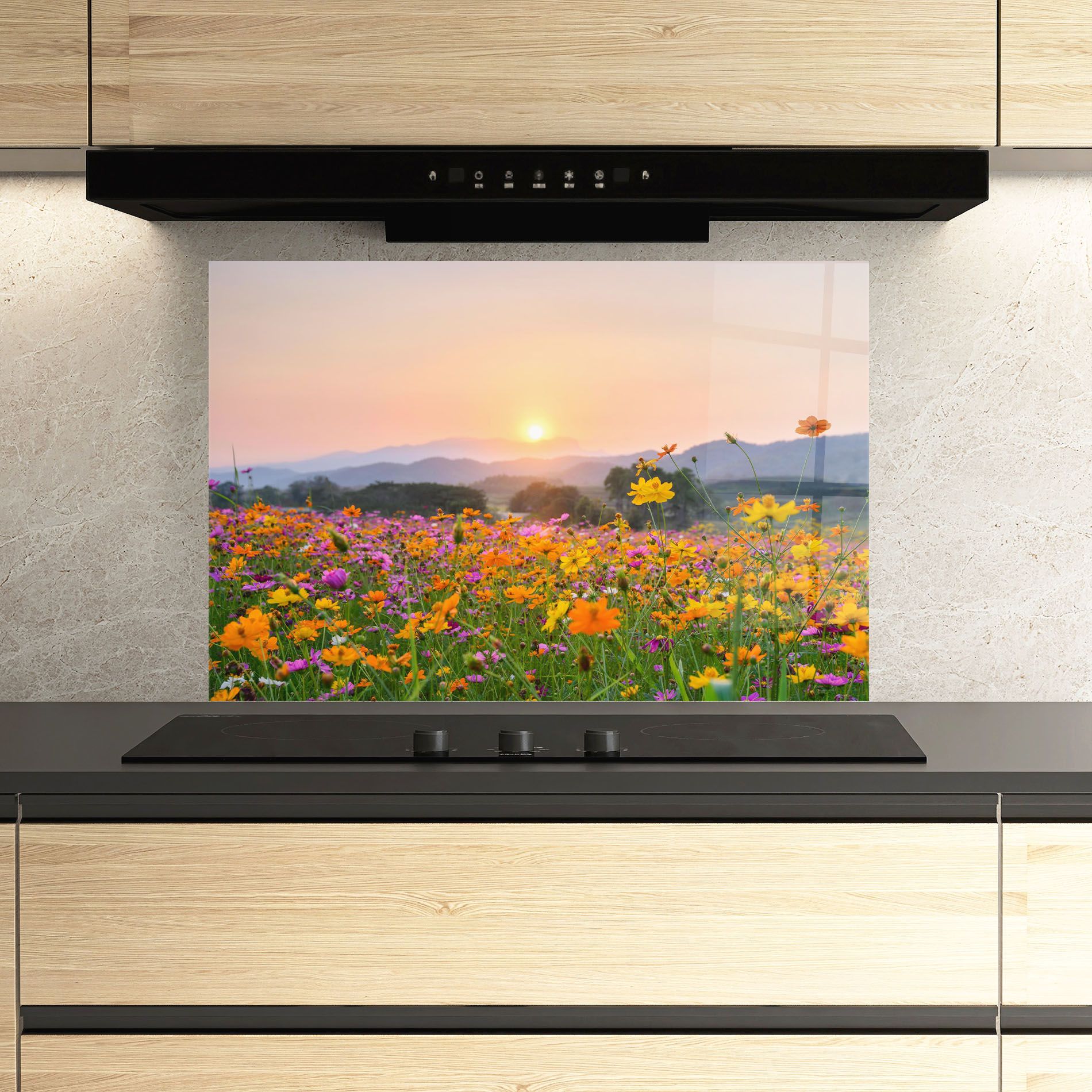 Sunset Mountain Flowerf mockup 3