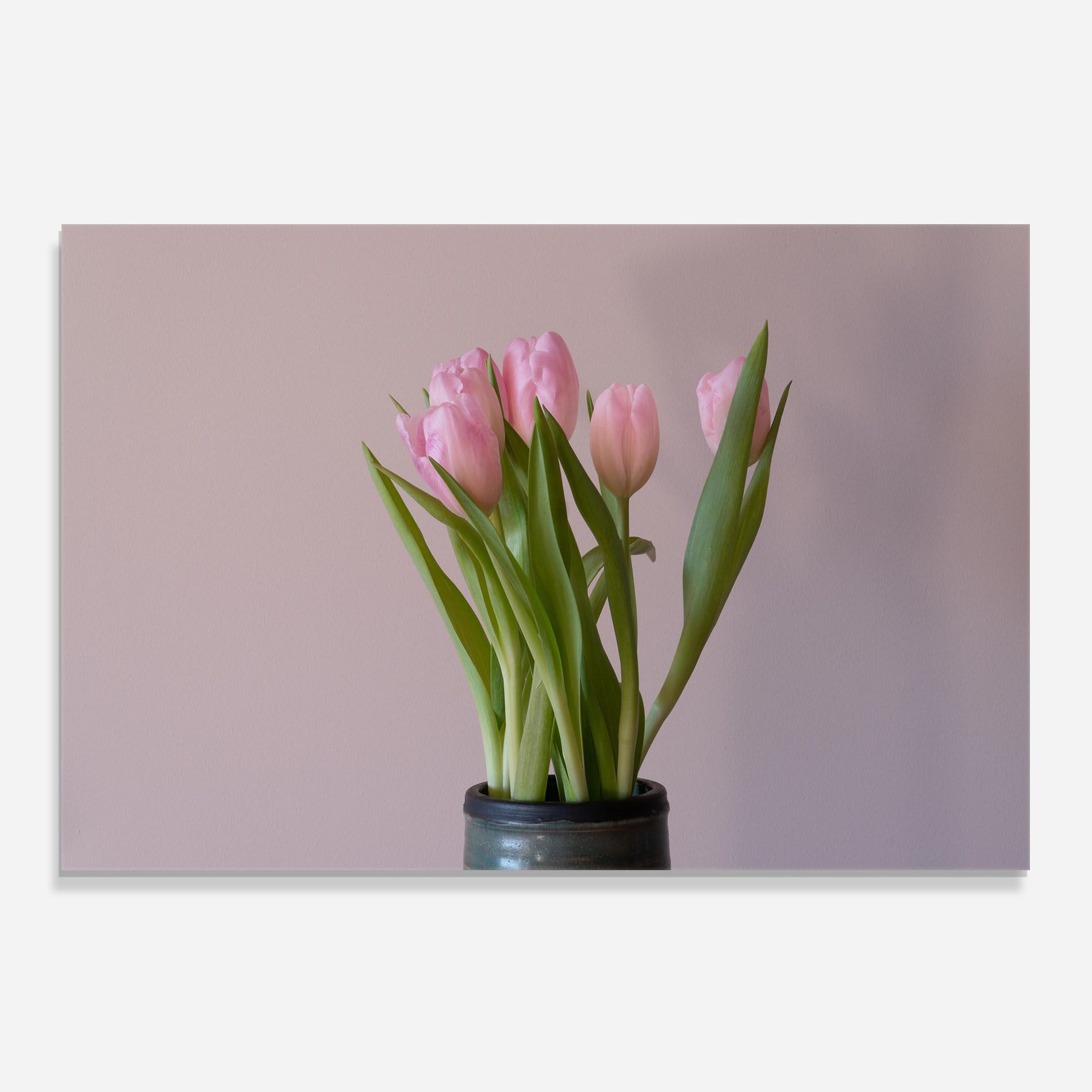 Pink Tulips Vase mockup 0
