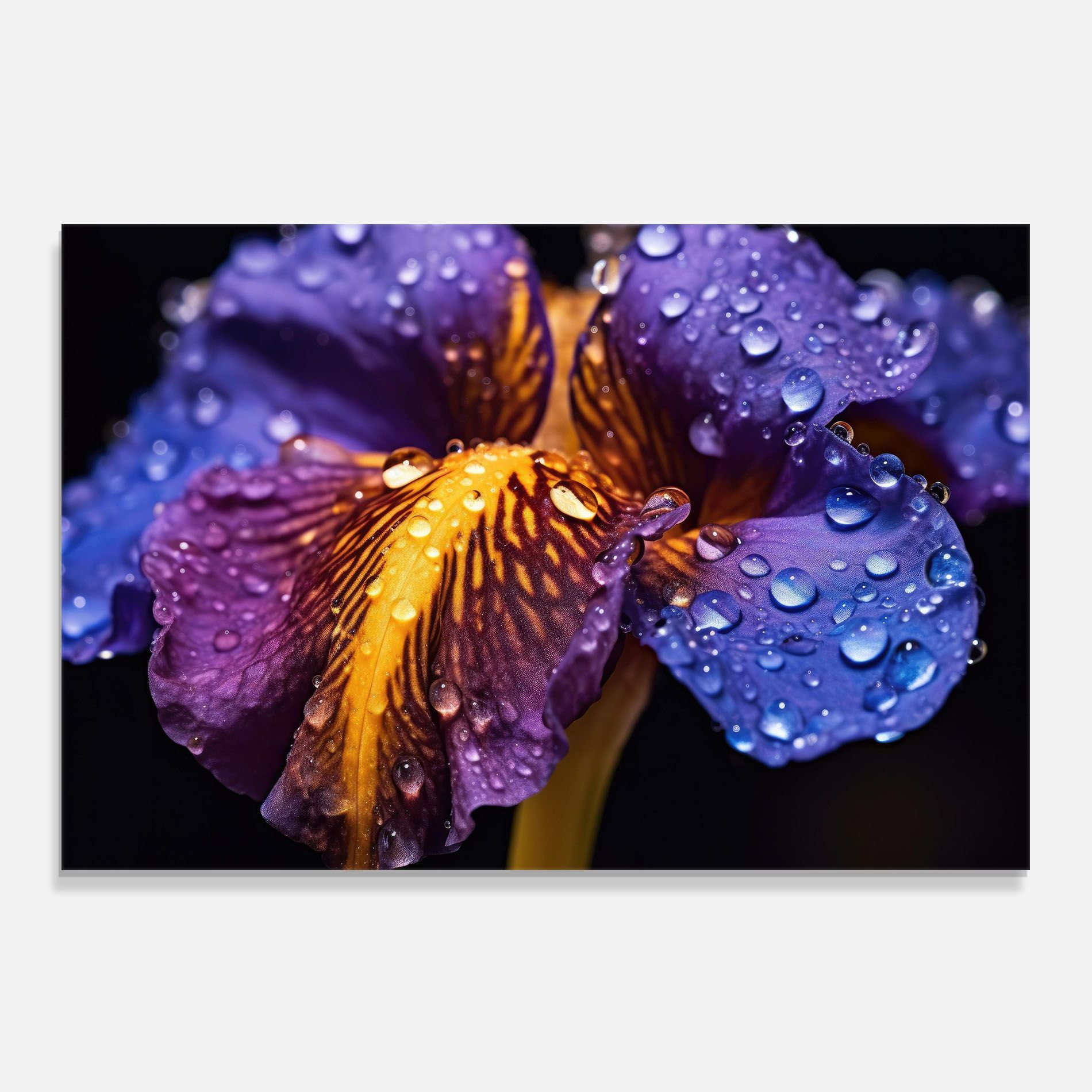 Close Up Iris After Rain mockup 0