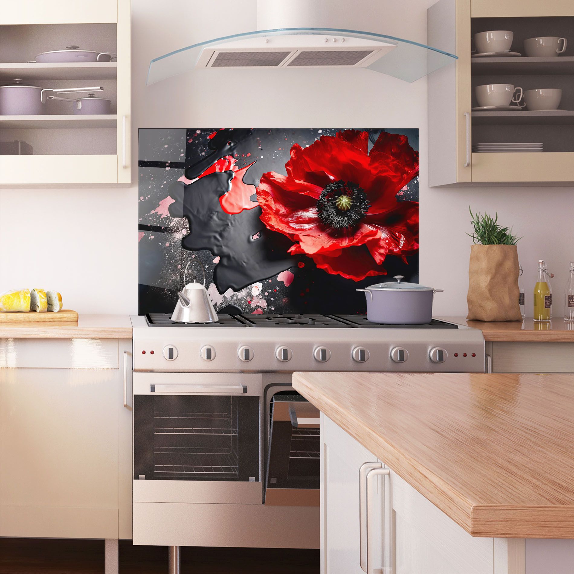 Black Liquid Poppy mockup 1