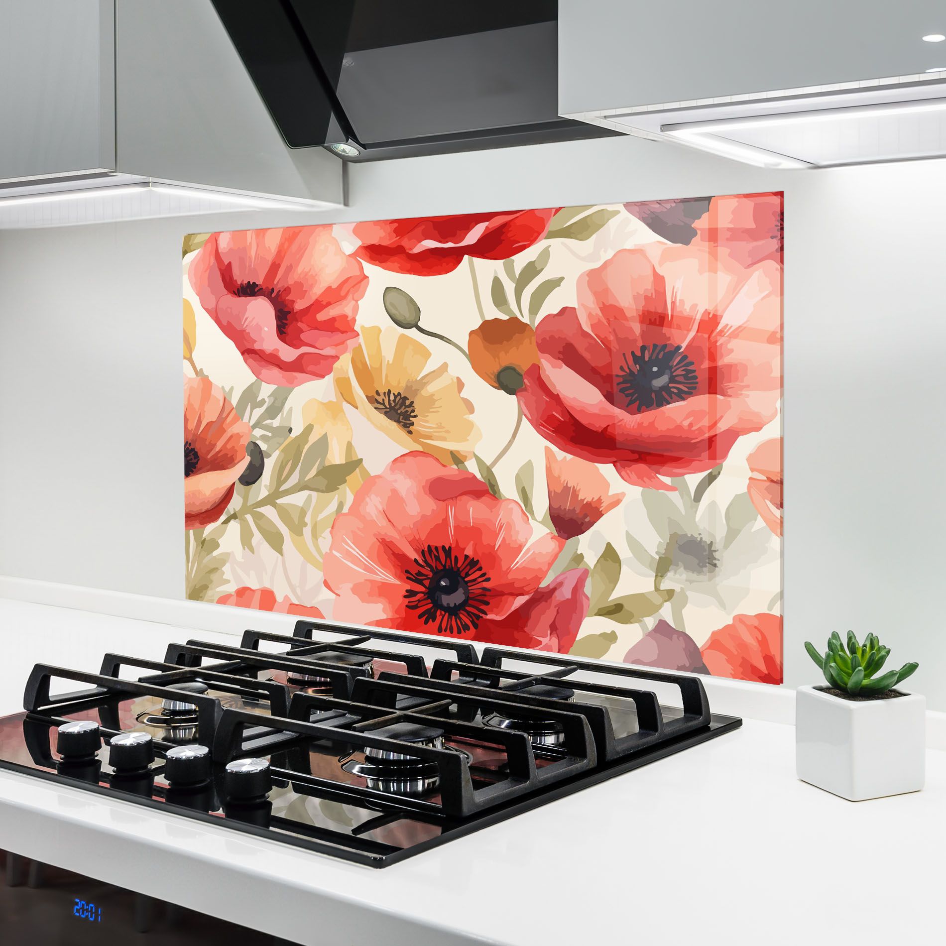 Orange Red Poppy mockup 6