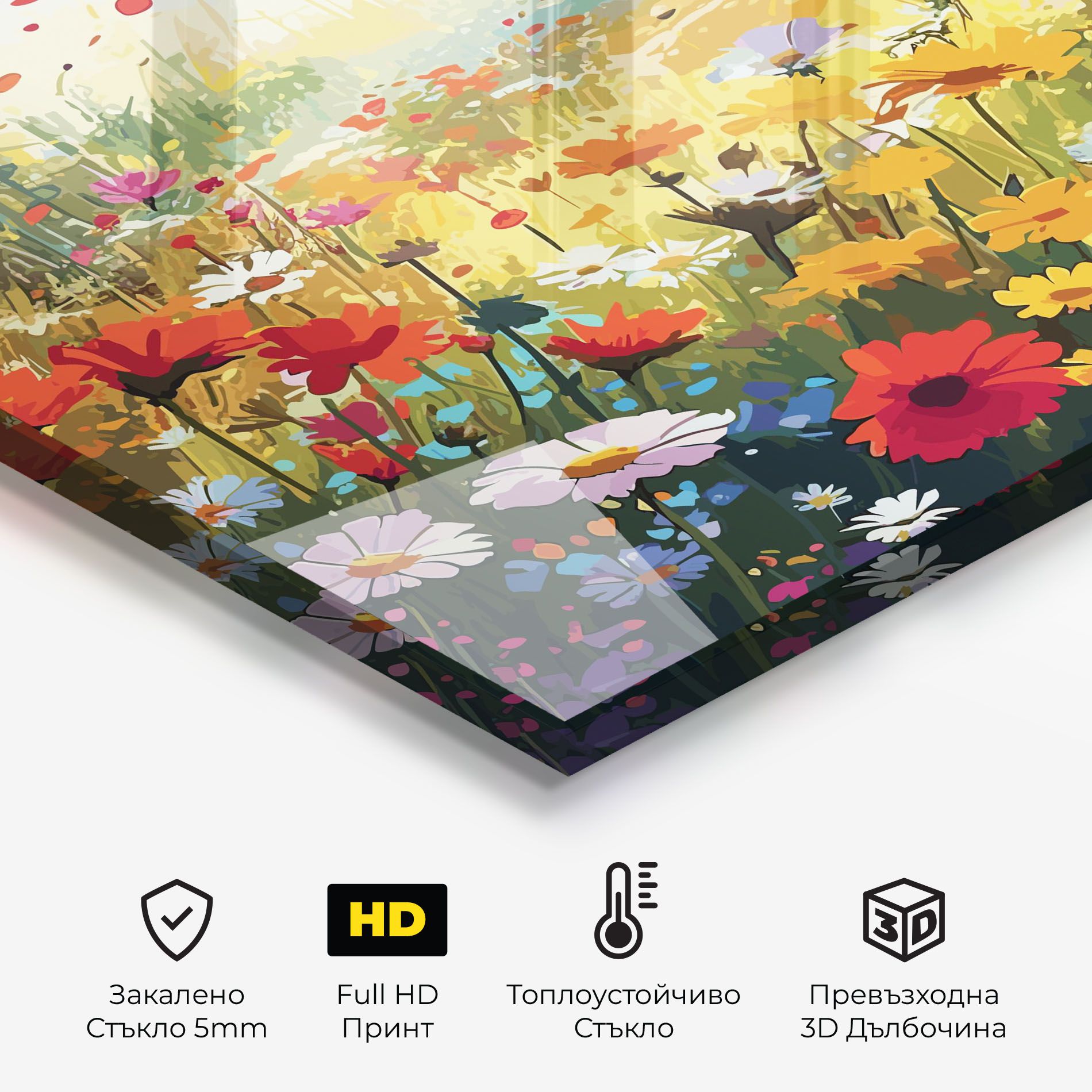 Colorful Daisy Mix mockup 2