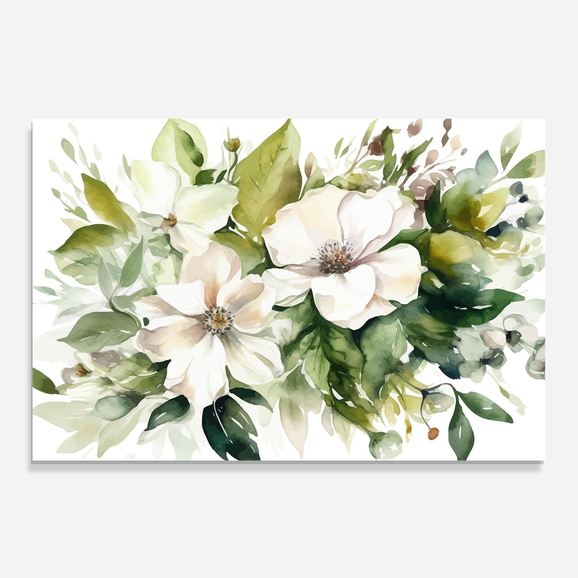 Стъклен панел за кухня Opened Rose mockup 0