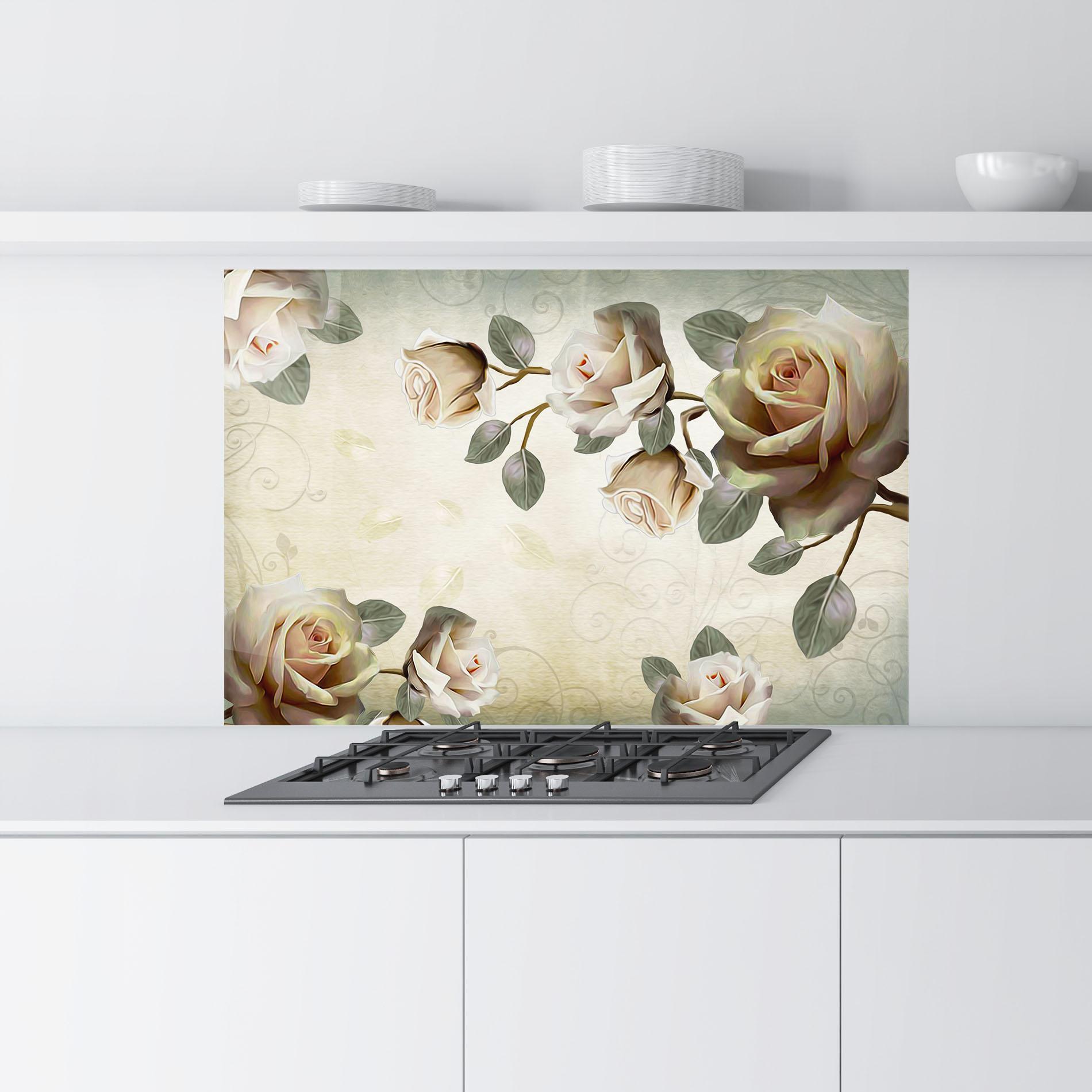 Стъклен панел за кухня Fir De Trandafir mockup 9