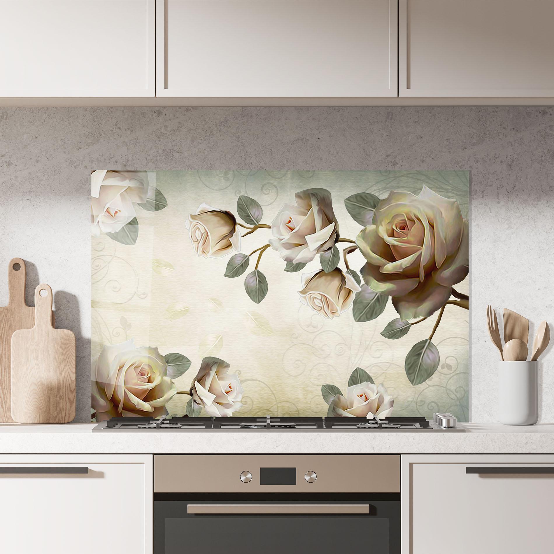 Стъклен панел за кухня Fir De Trandafir mockup 7