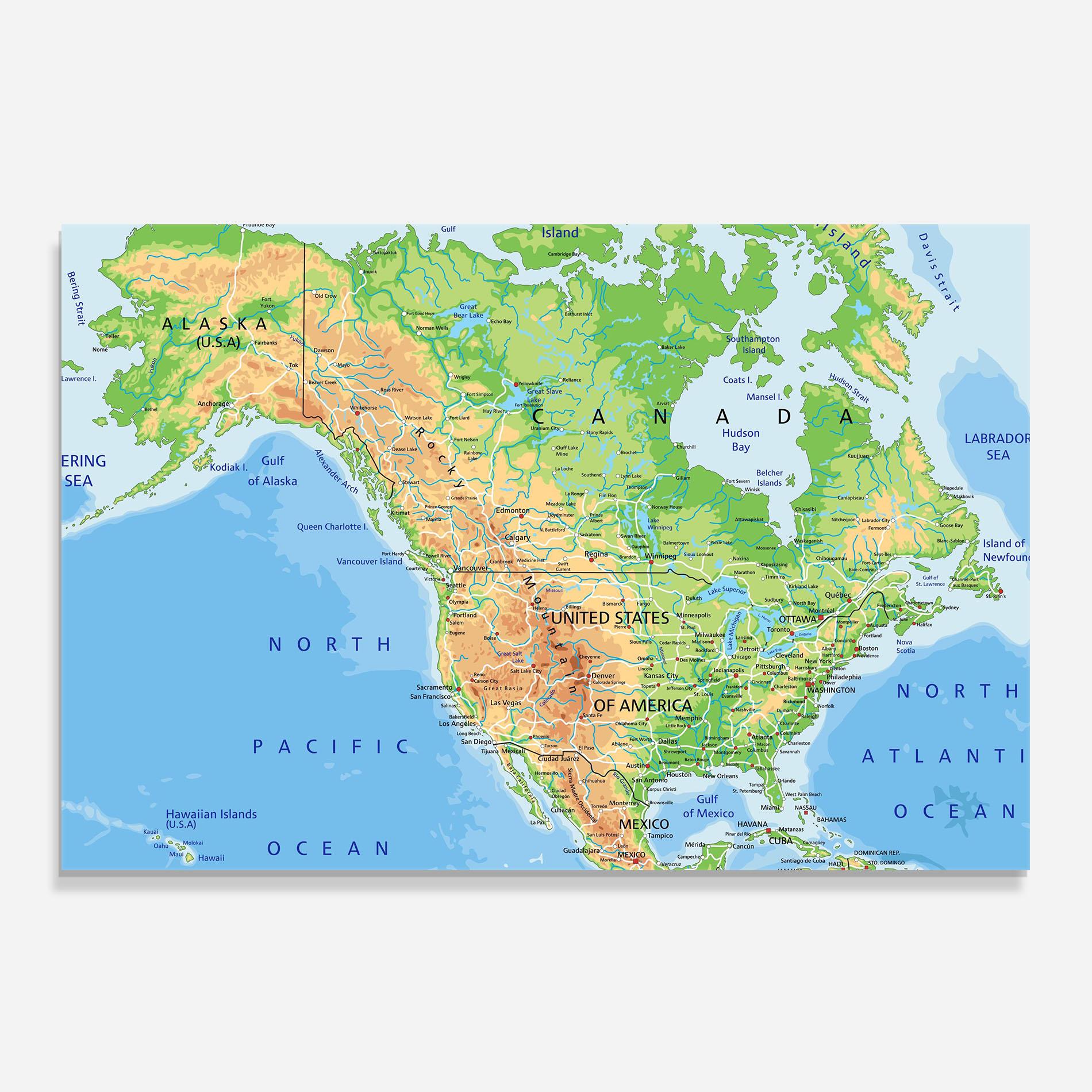 Стъклен панел за кухня Canada mockup 0