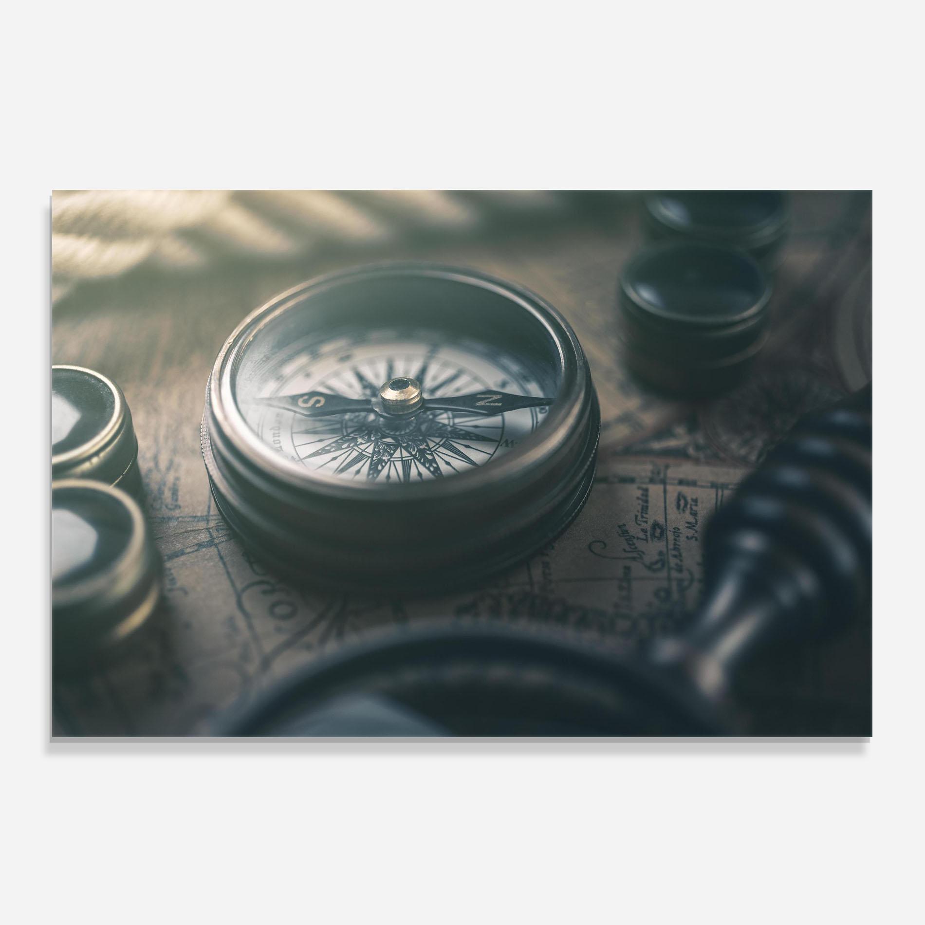 Стъклен панел за кухня Compass Art mockup 0