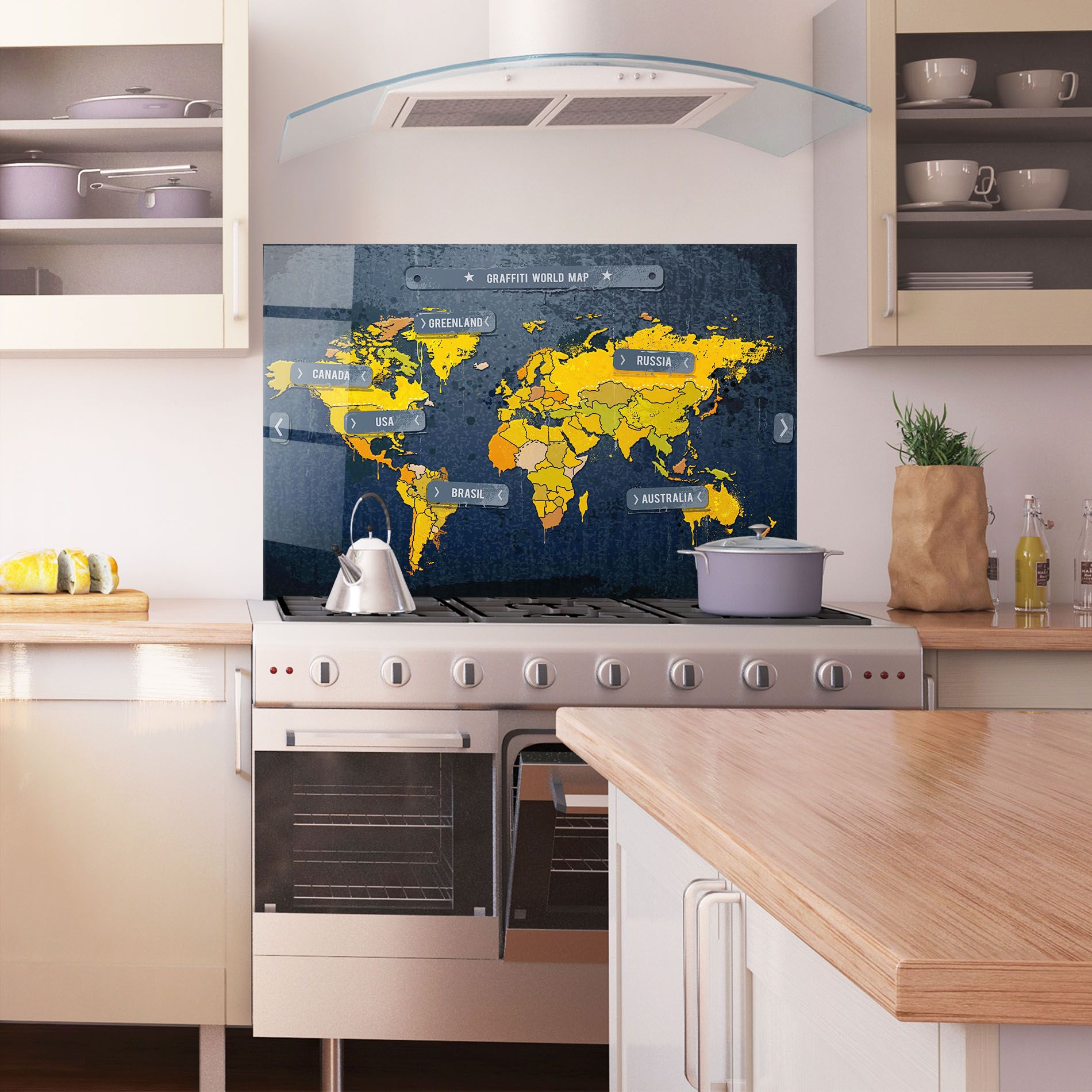 Graffiti World Map mockup 1