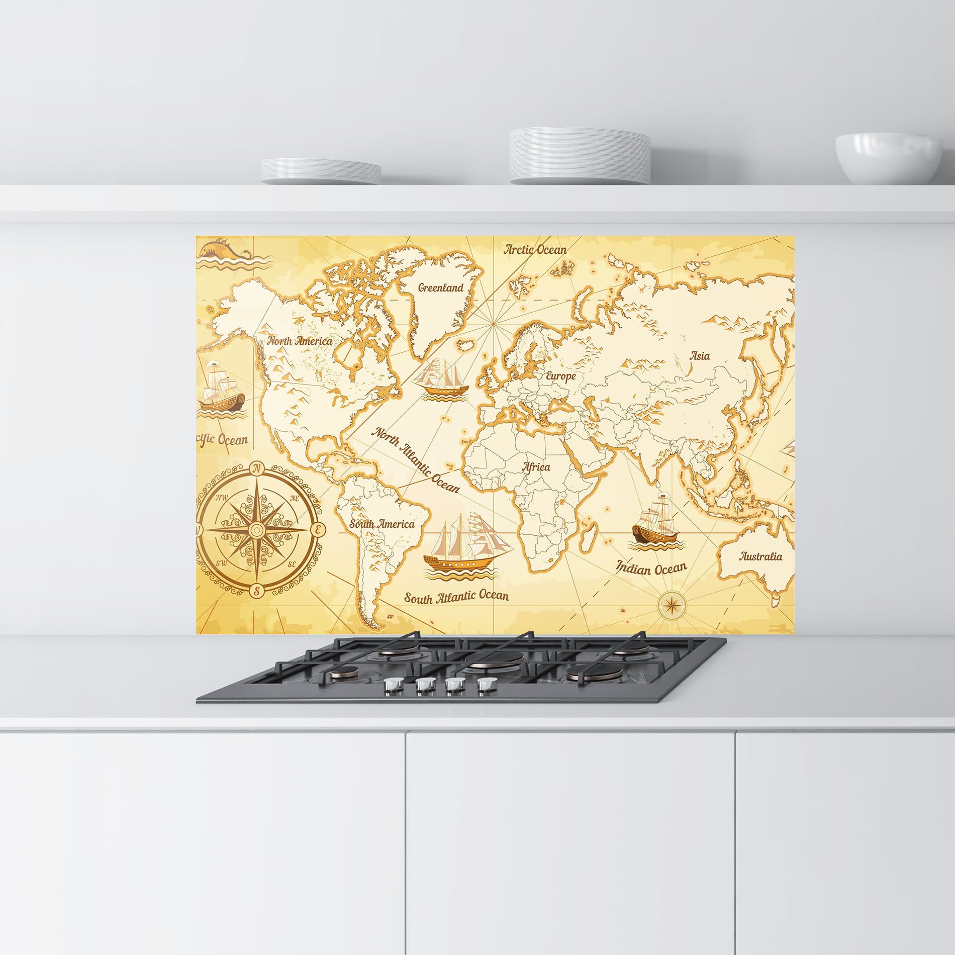 Gold Old Map mockup 9