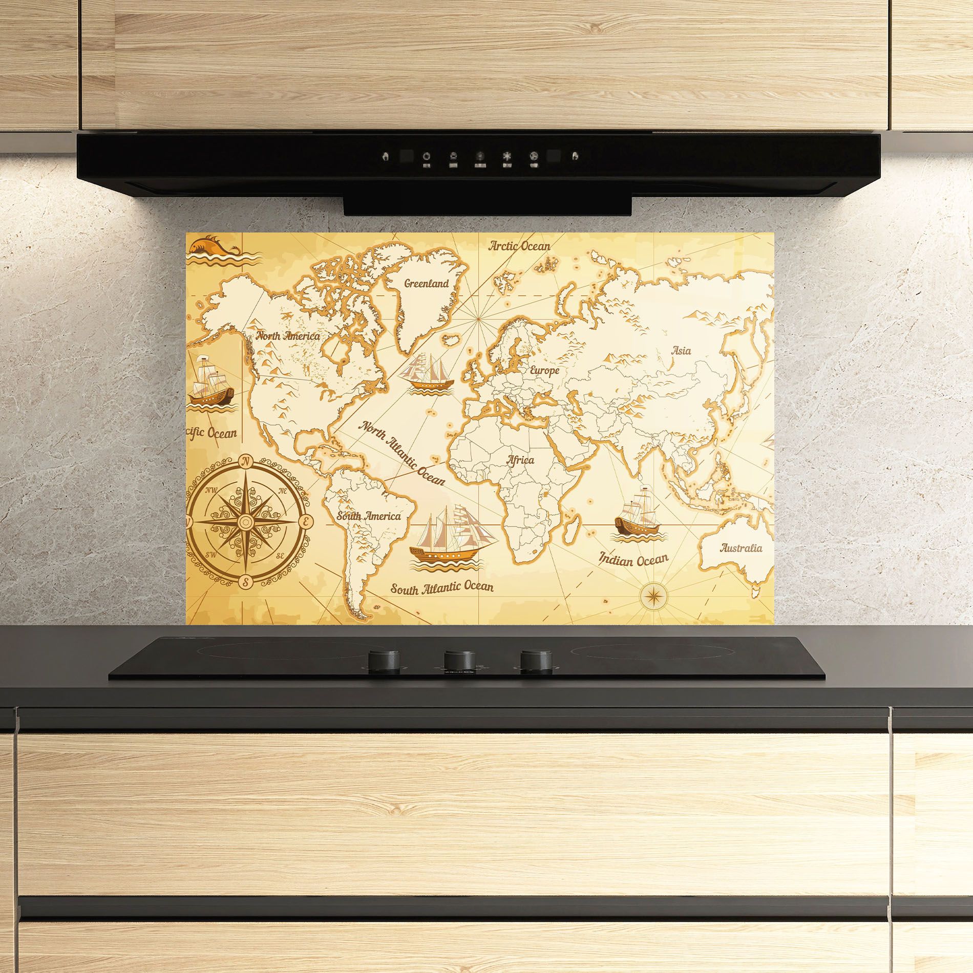 Gold Old Map mockup 3