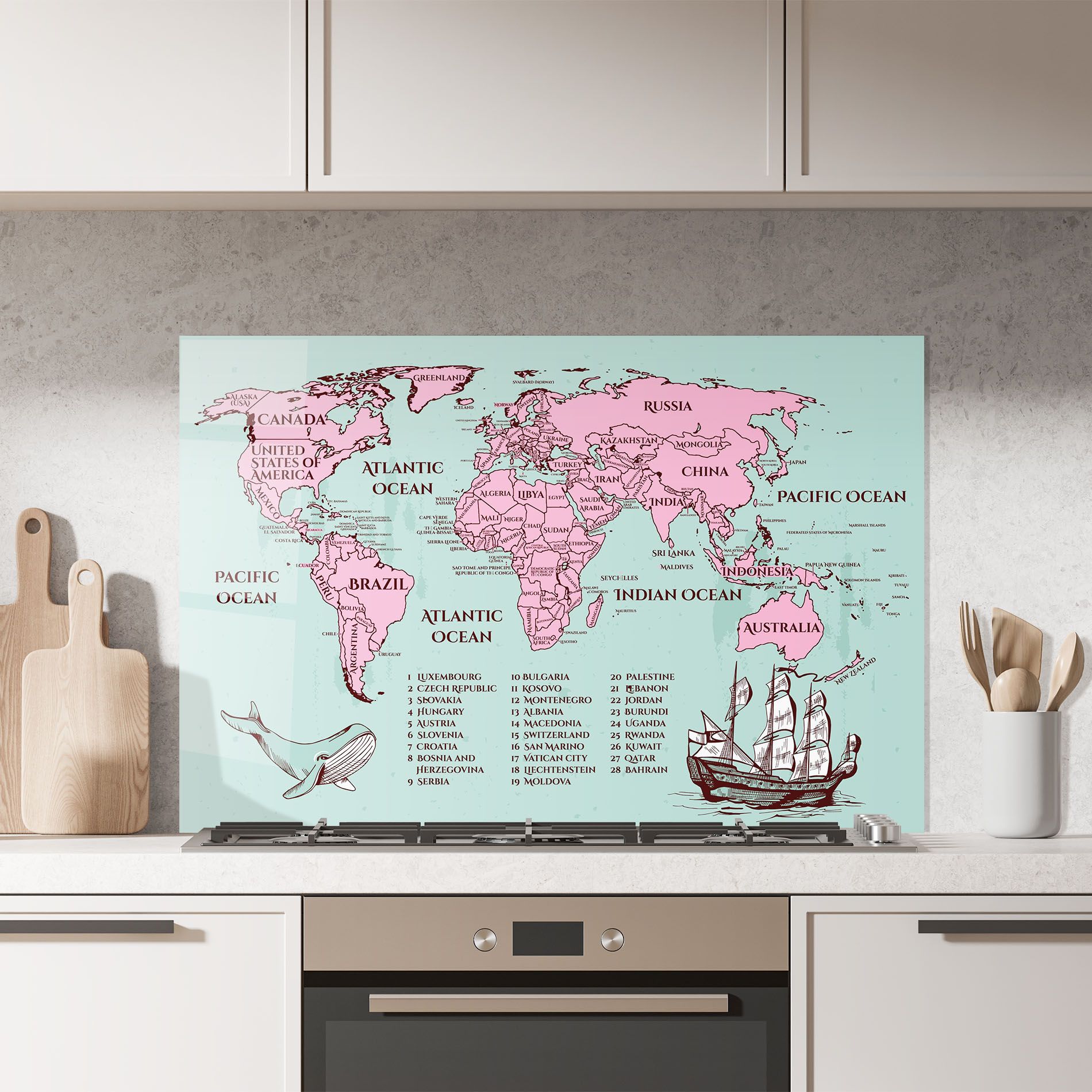 Pink Pirate Map mockup 7