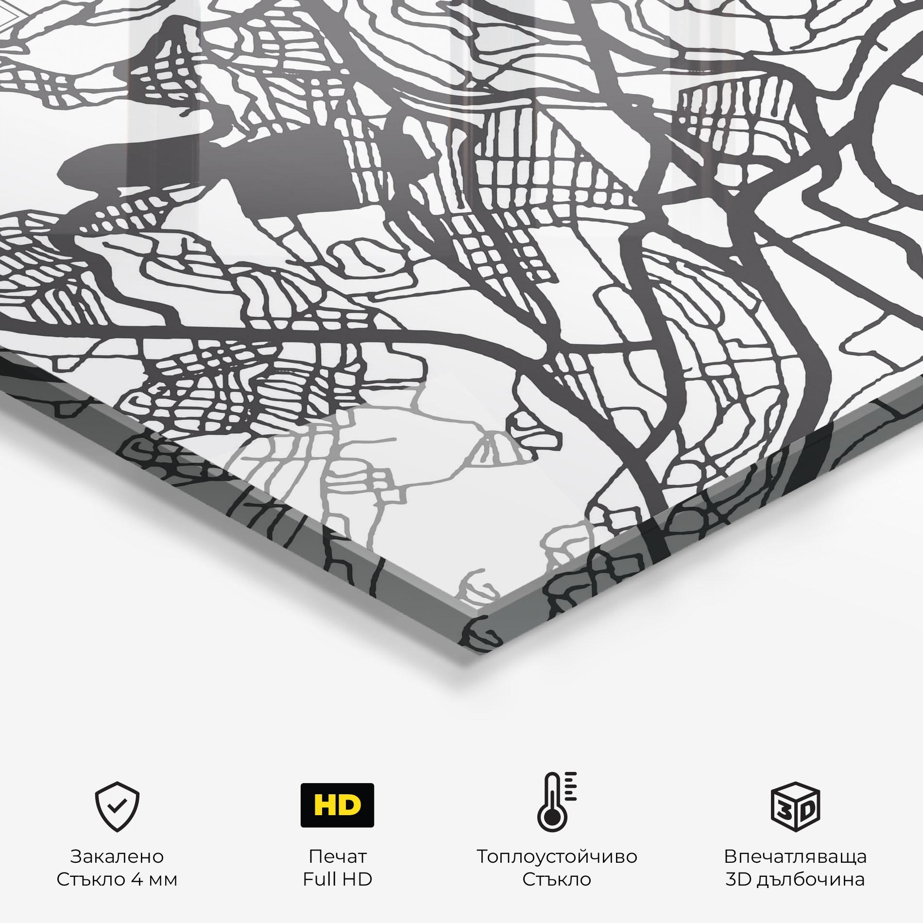 Стъклен панел за кухня Constantine Map mockup 2