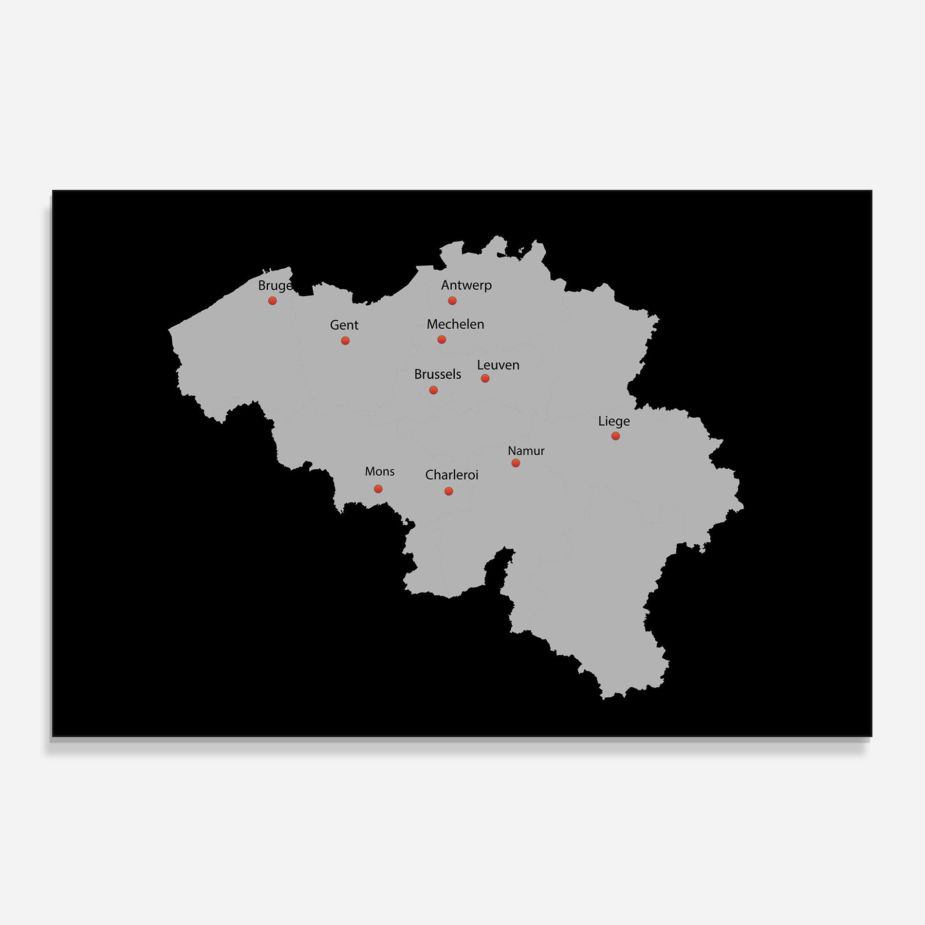 Belgium Map mockup 0