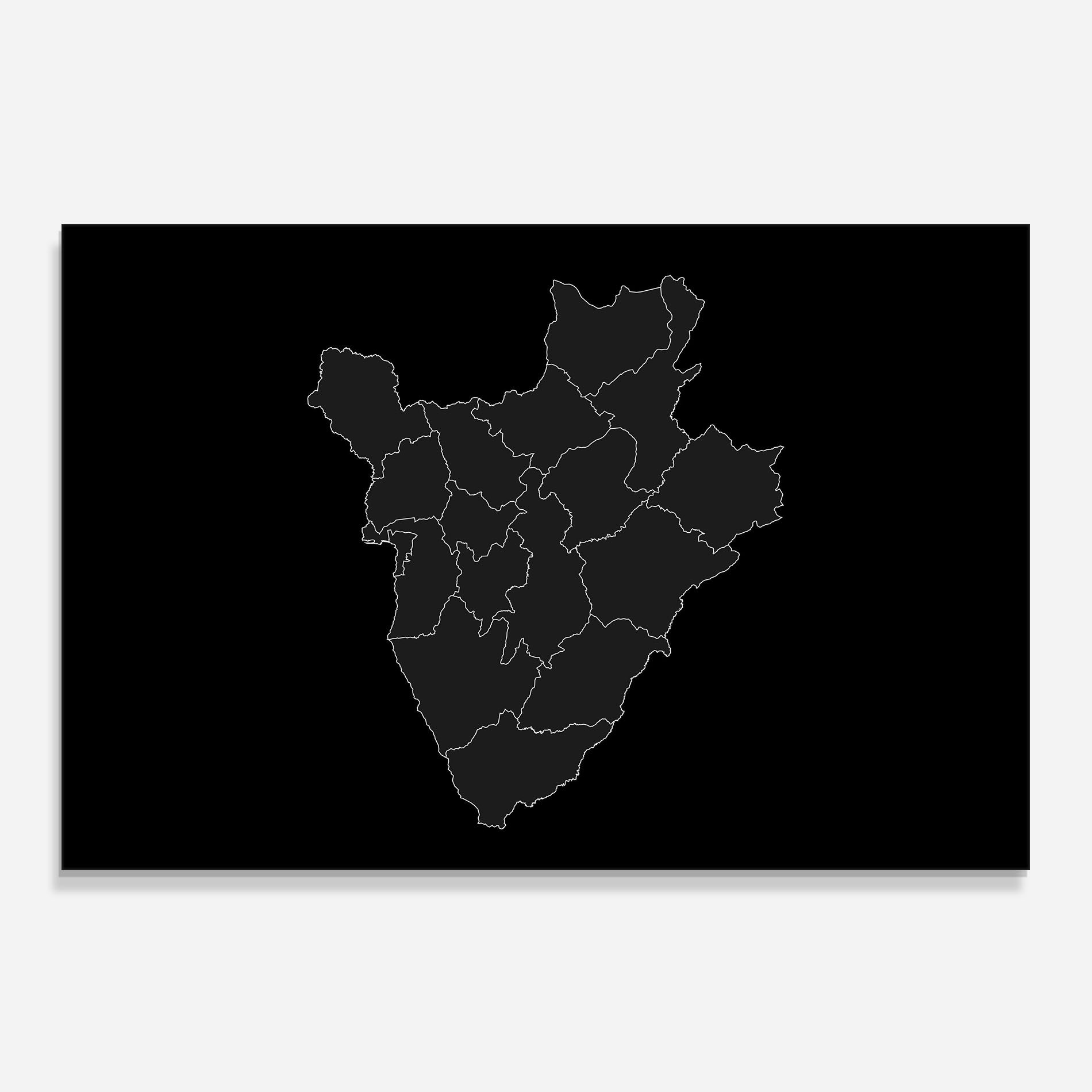 Burundi Grey Map mockup 0