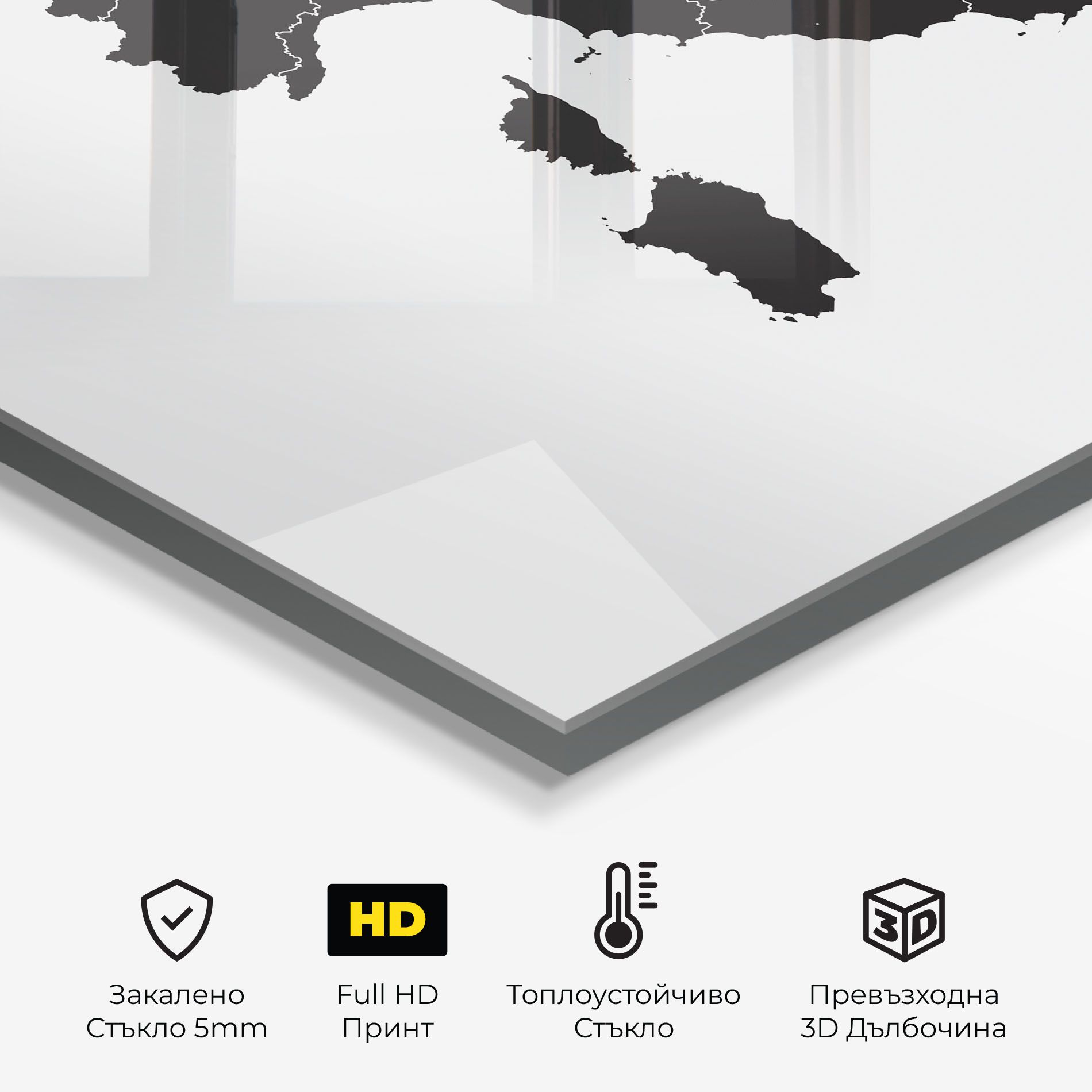 Italy Grey Map mockup 2