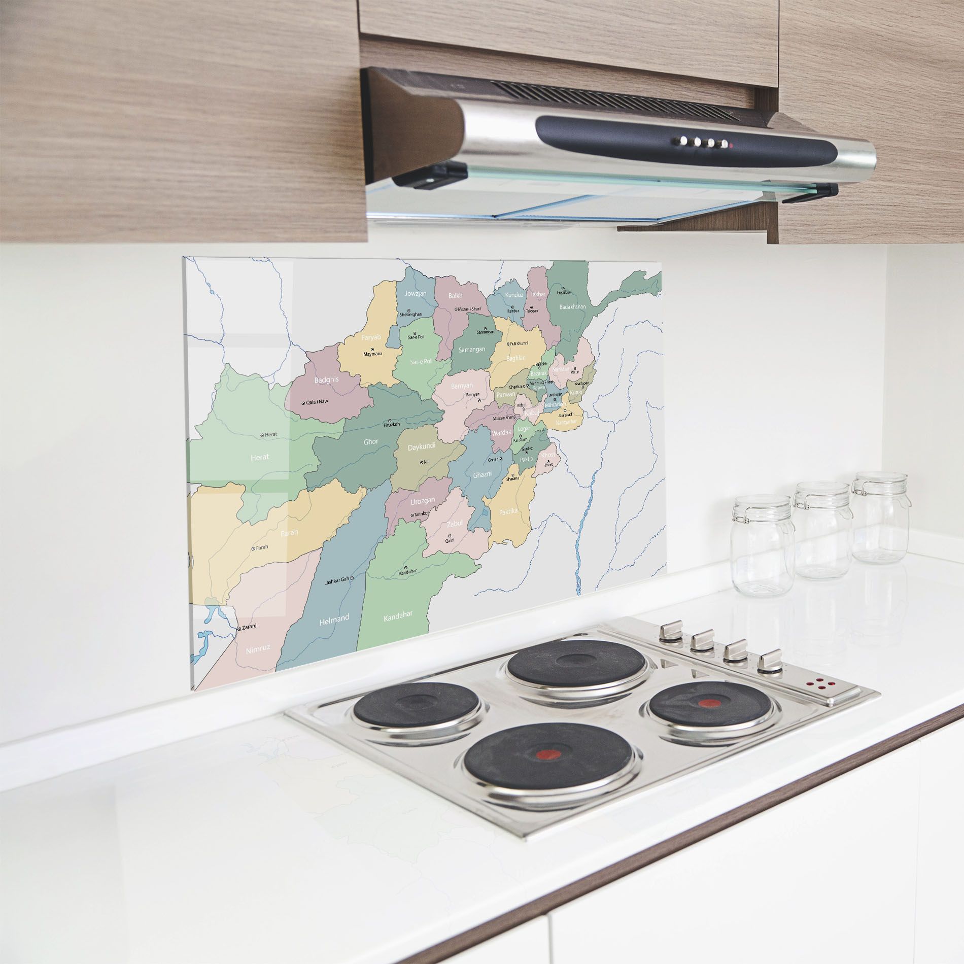 Afghanistan Map mockup 8