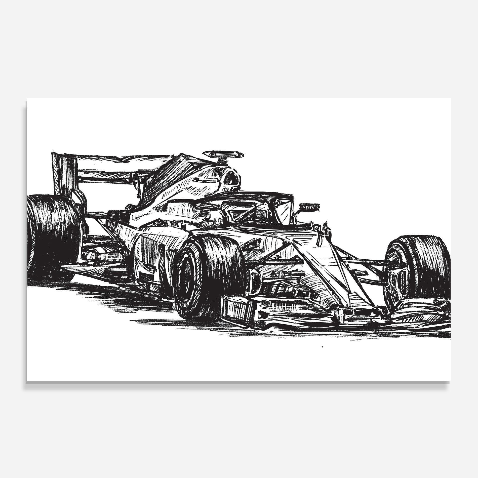 Стъклен панел за кухня Black Line F1 mockup 0