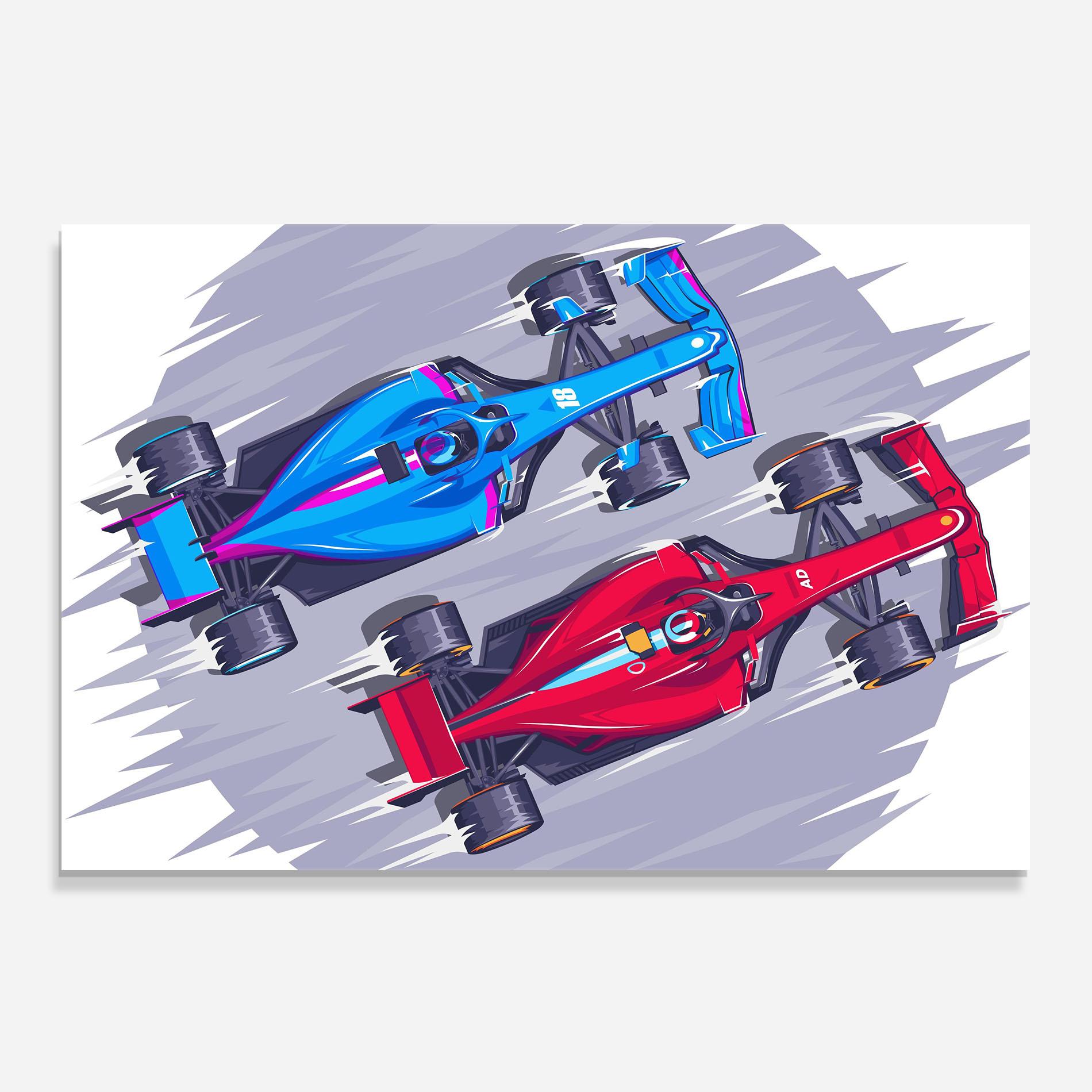 Стъклен панел за кухня Bolides mockup 0