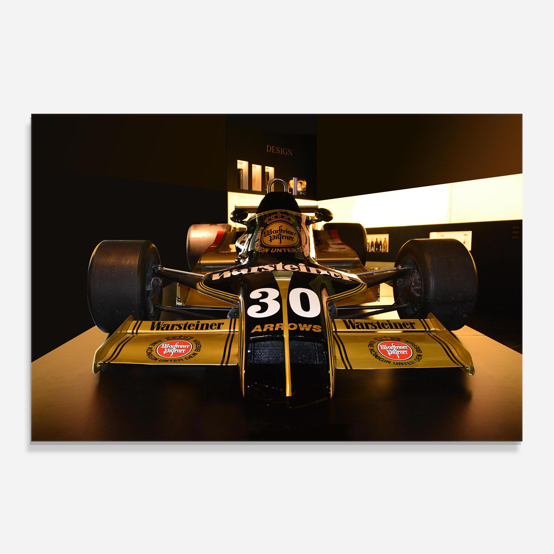 Стъклен панел за кухня Formula 1 Car Color mockup 0