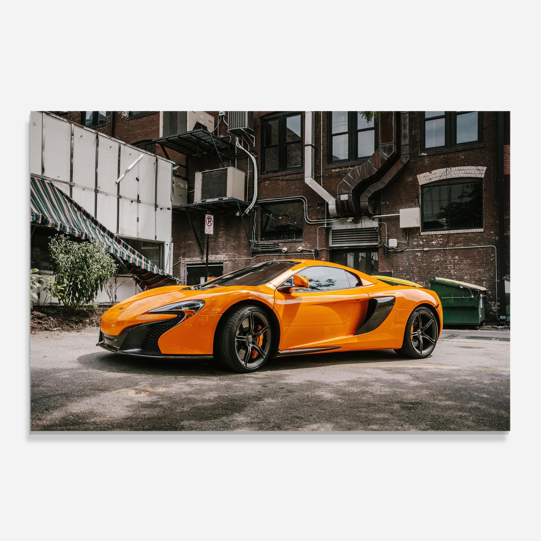 Orange Mclaren Photo mockup 0