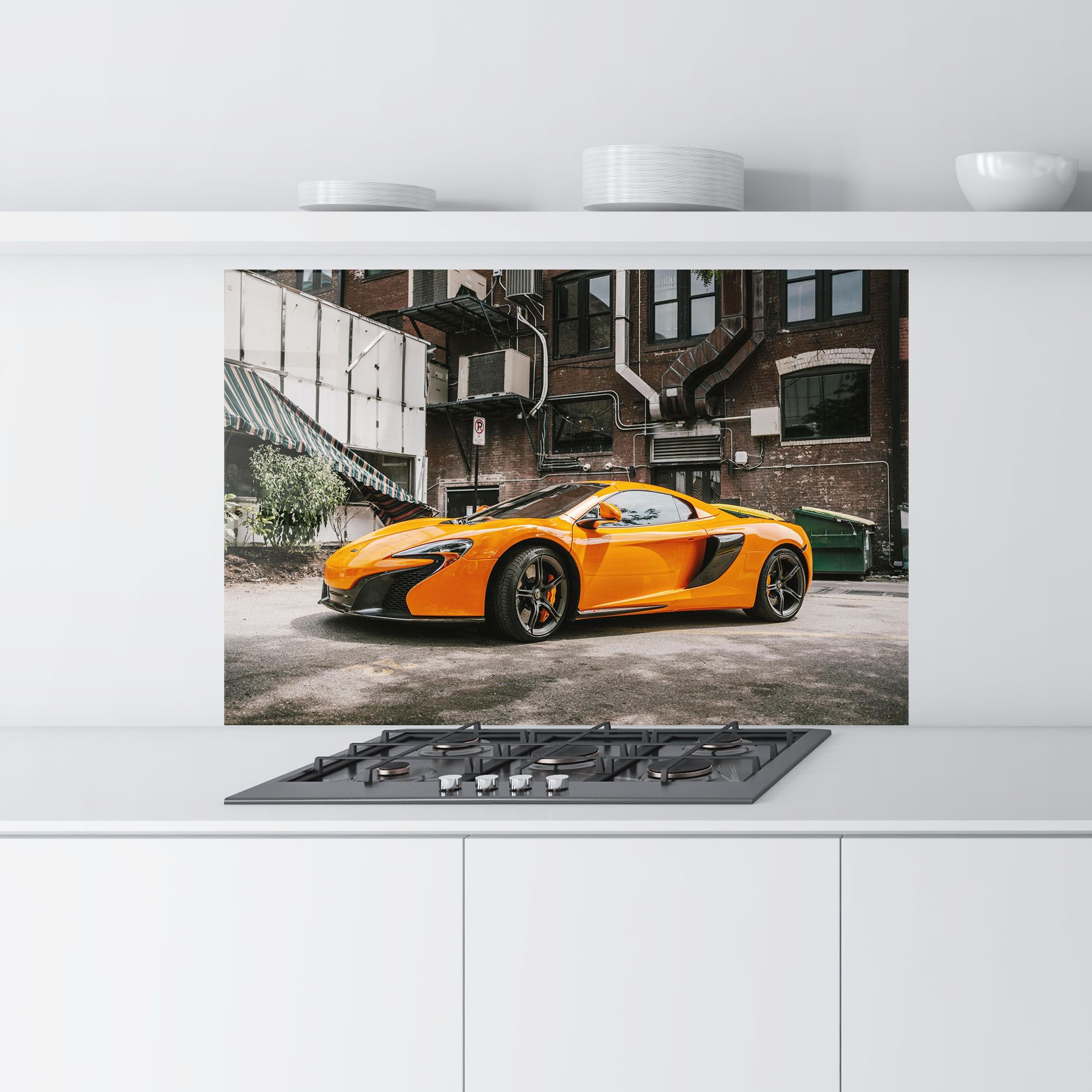 Orange Mclaren Photo mockup 9