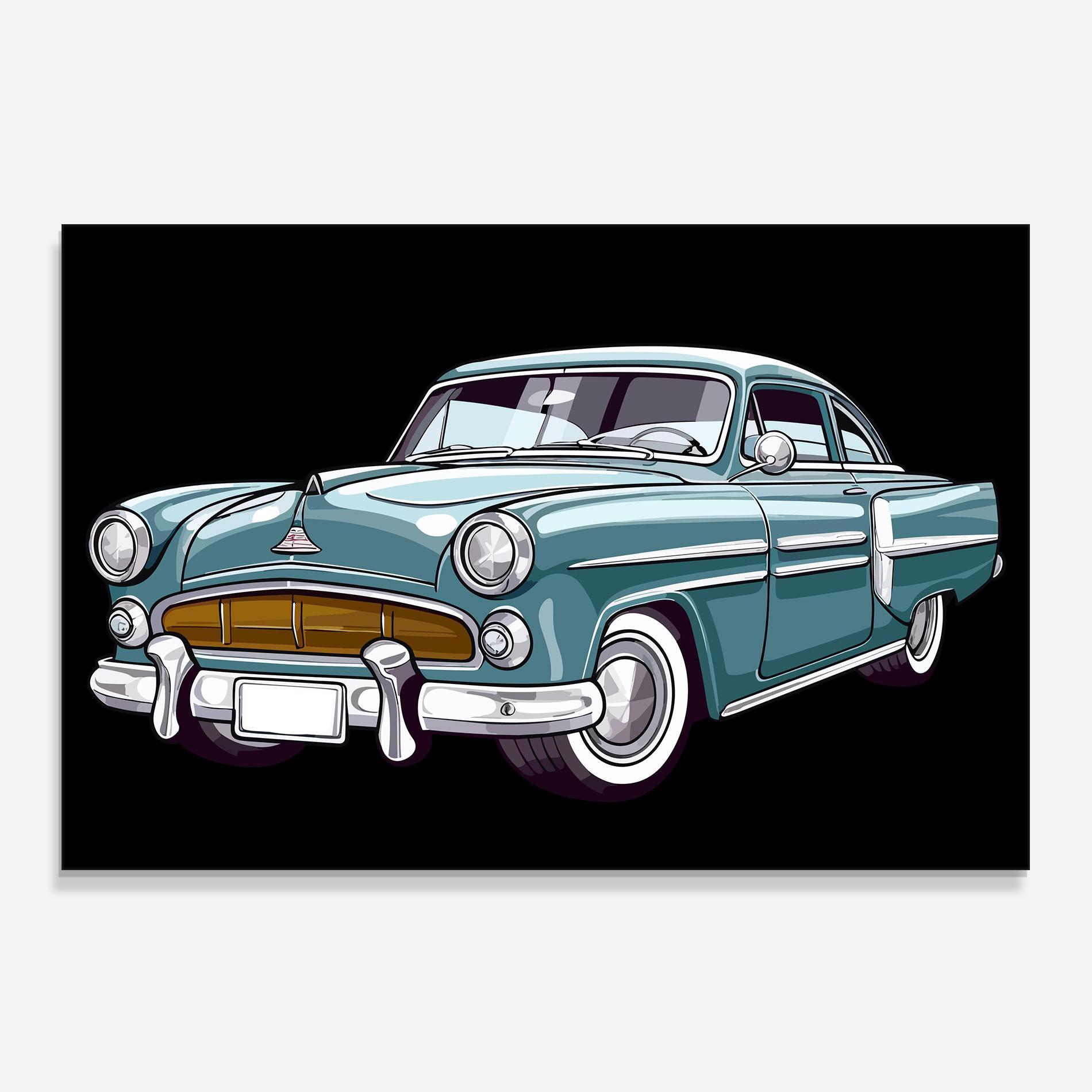 Стъклен панел за кухня Ford Thunderbolt mockup 0