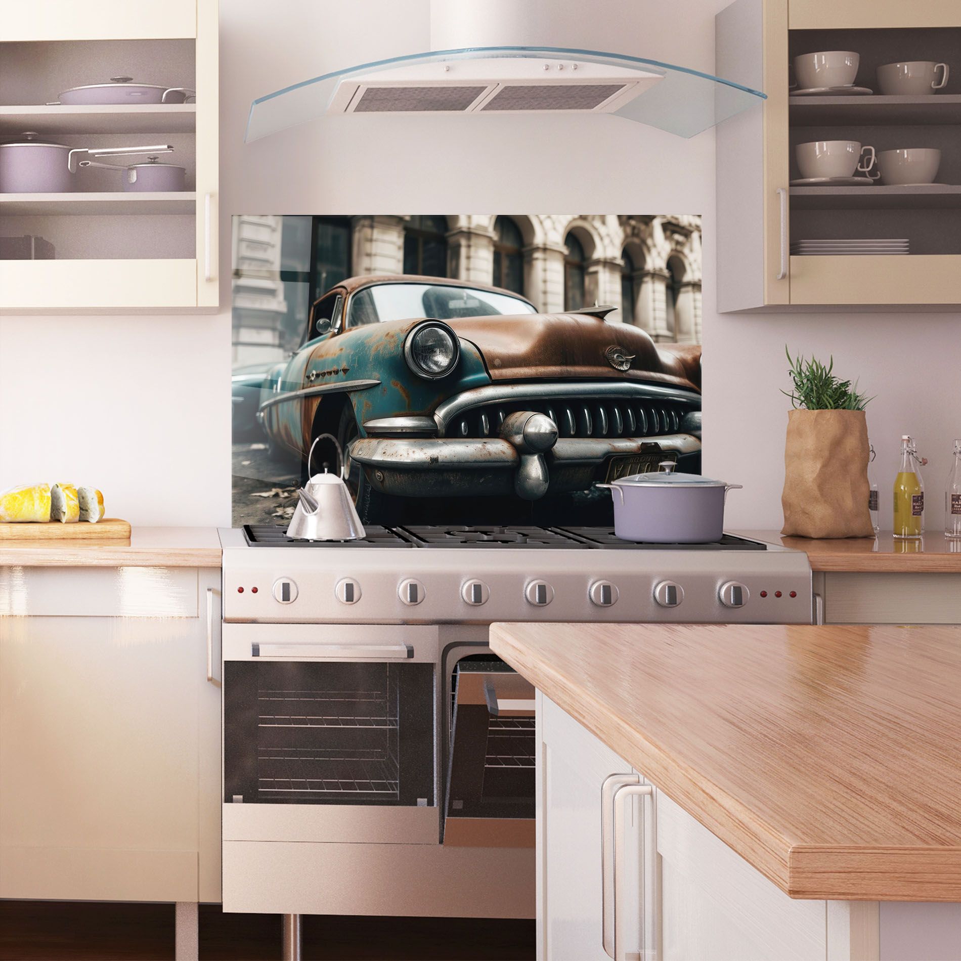 Old Brown Car mockup 1