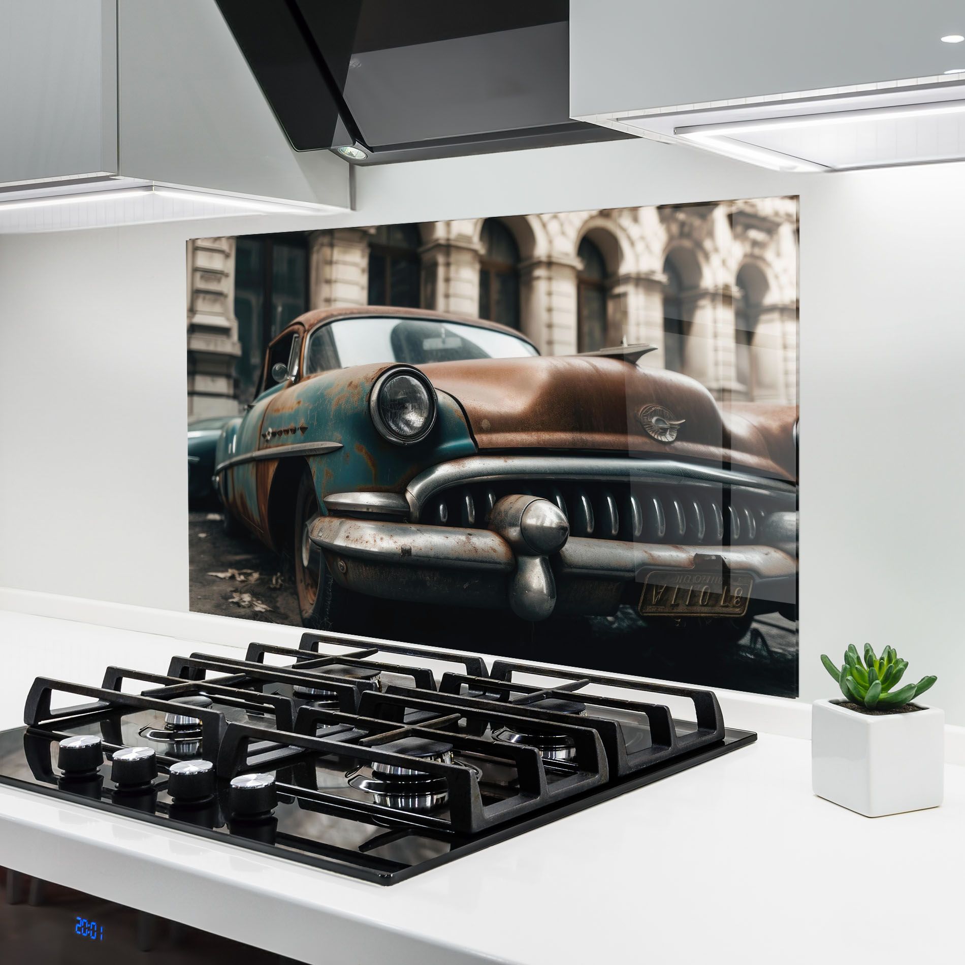 Old Brown Car mockup 6