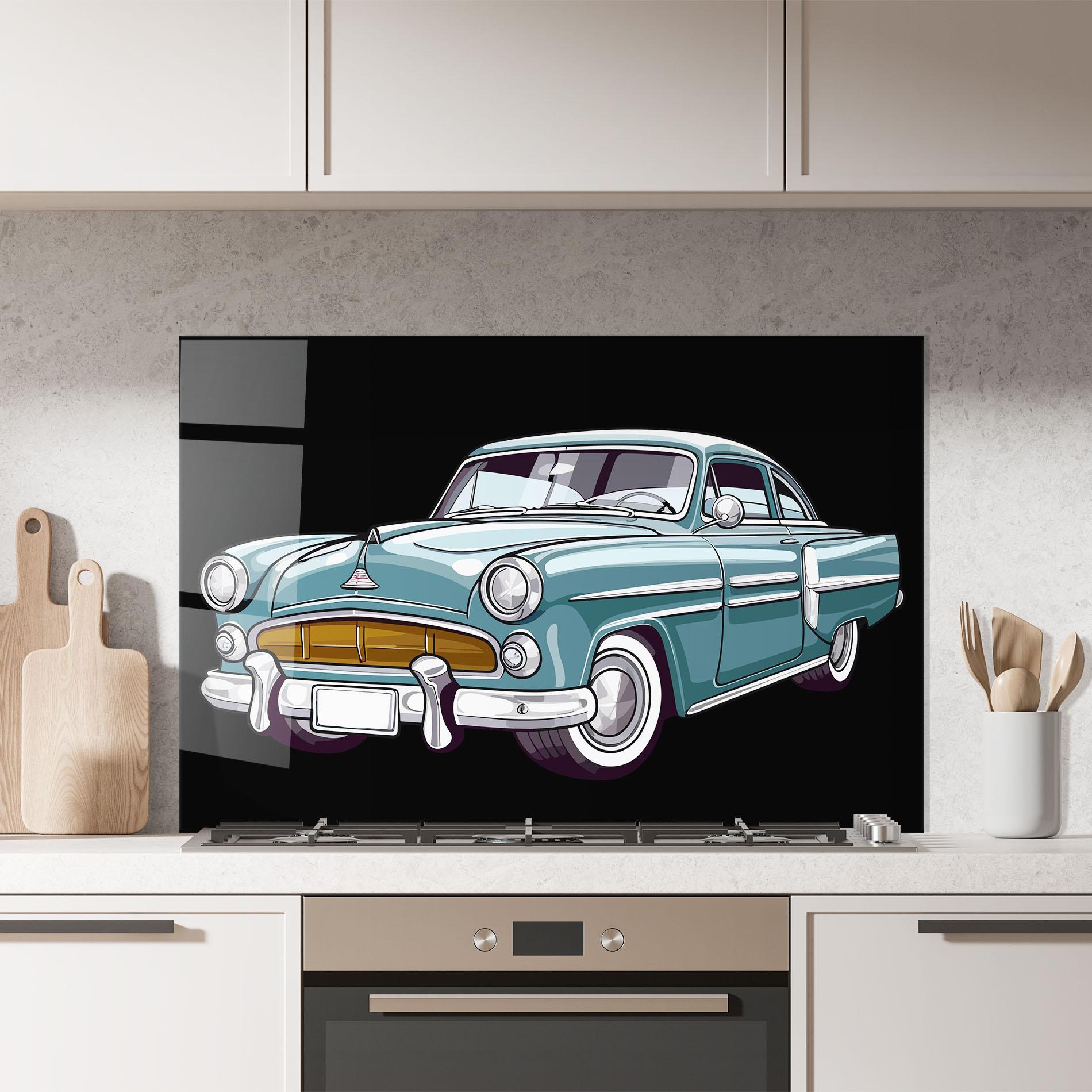 Стъклен панел за кухня Ford Thunderbolt mockup 7