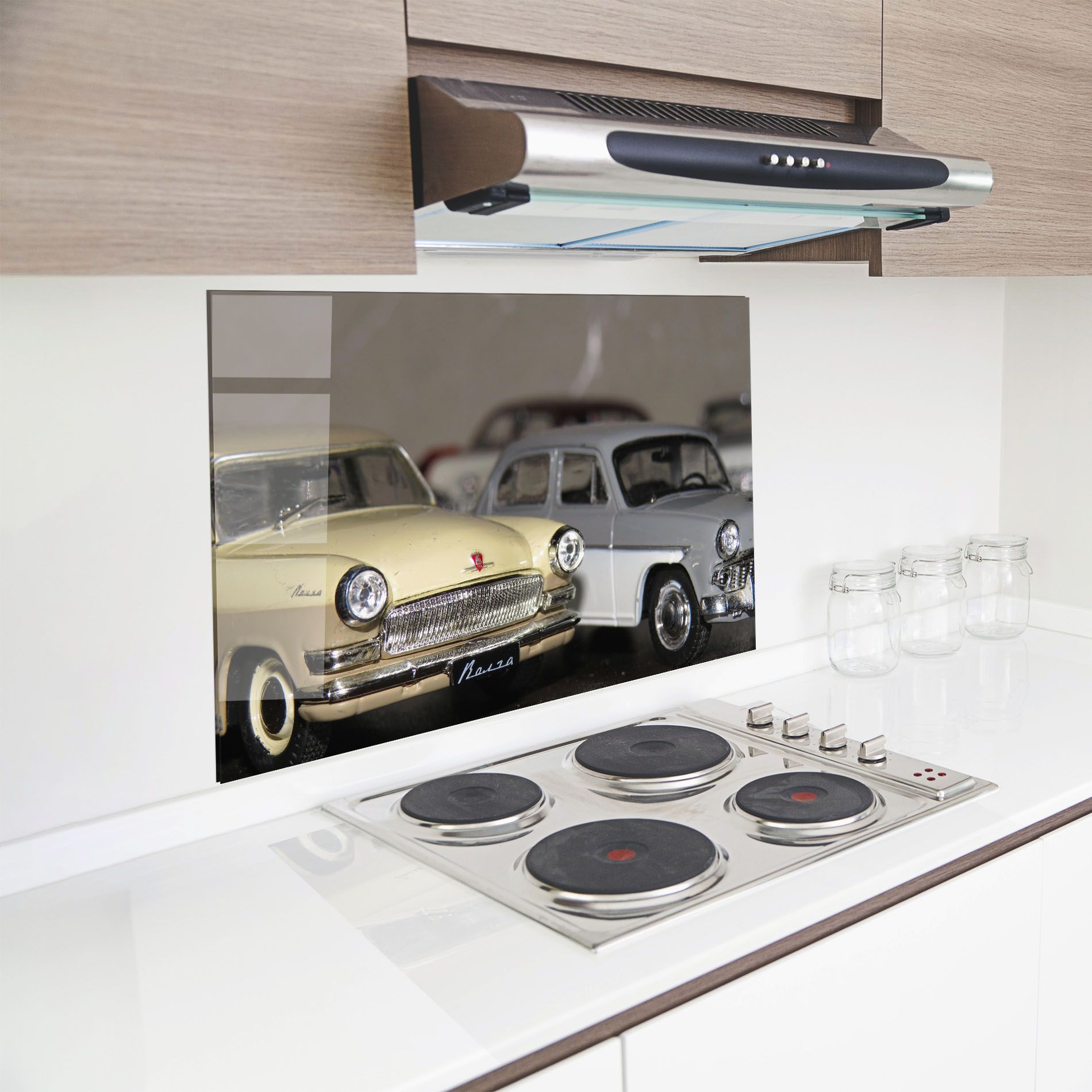 Cream Grey Car mockup 8