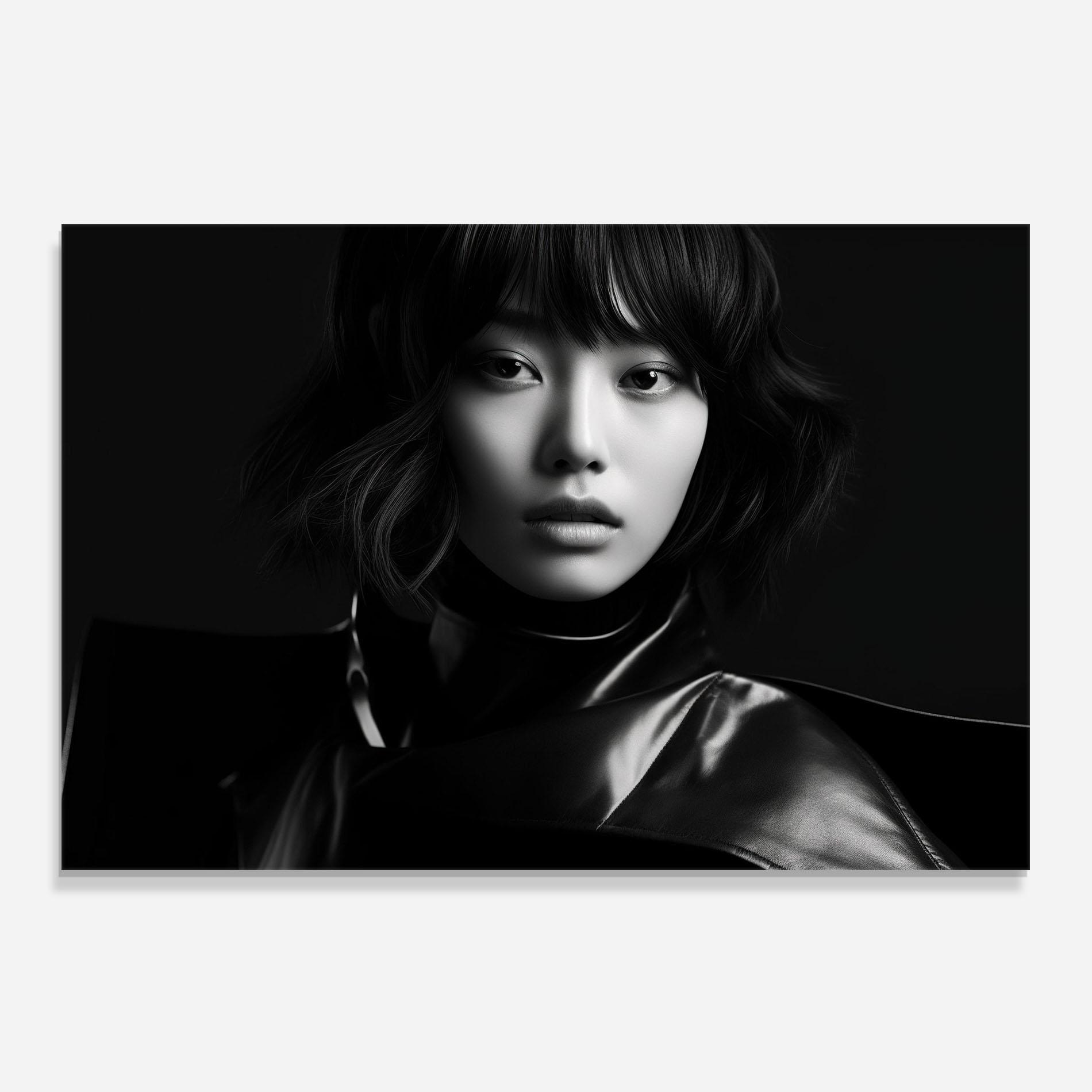 Стъклен панел за кухня Asian Abstract Woman mockup 0