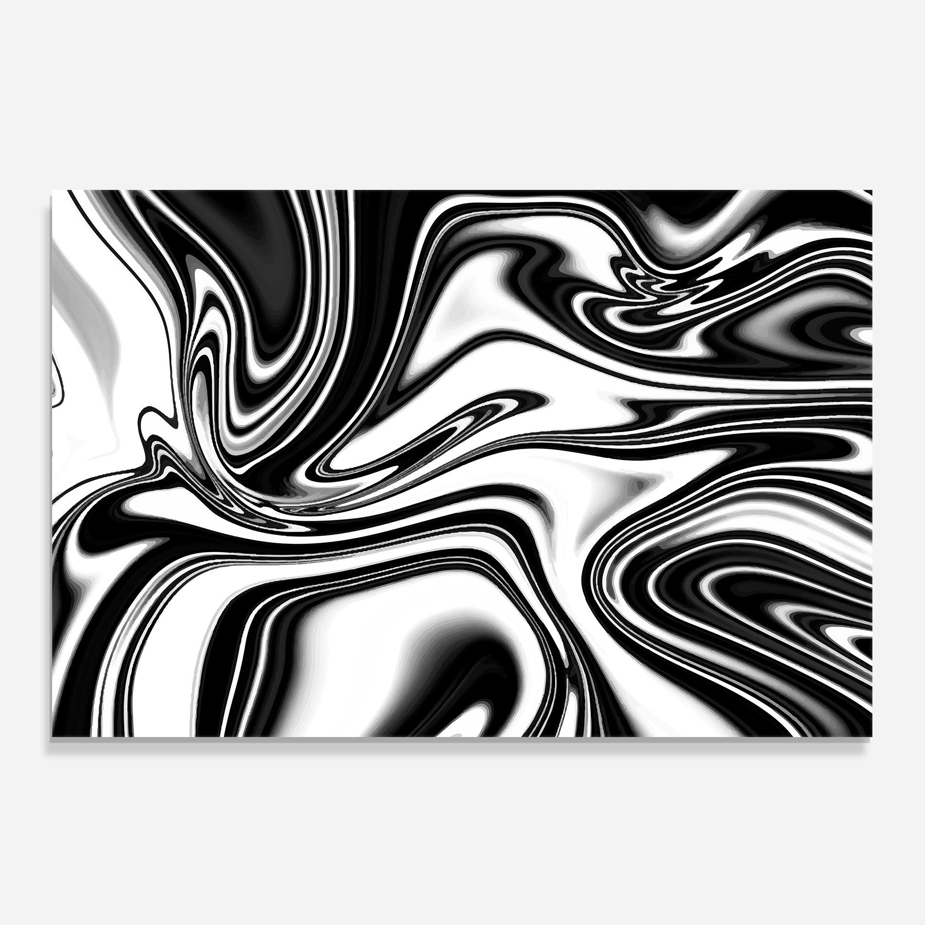 Black White Liquid mockup 0