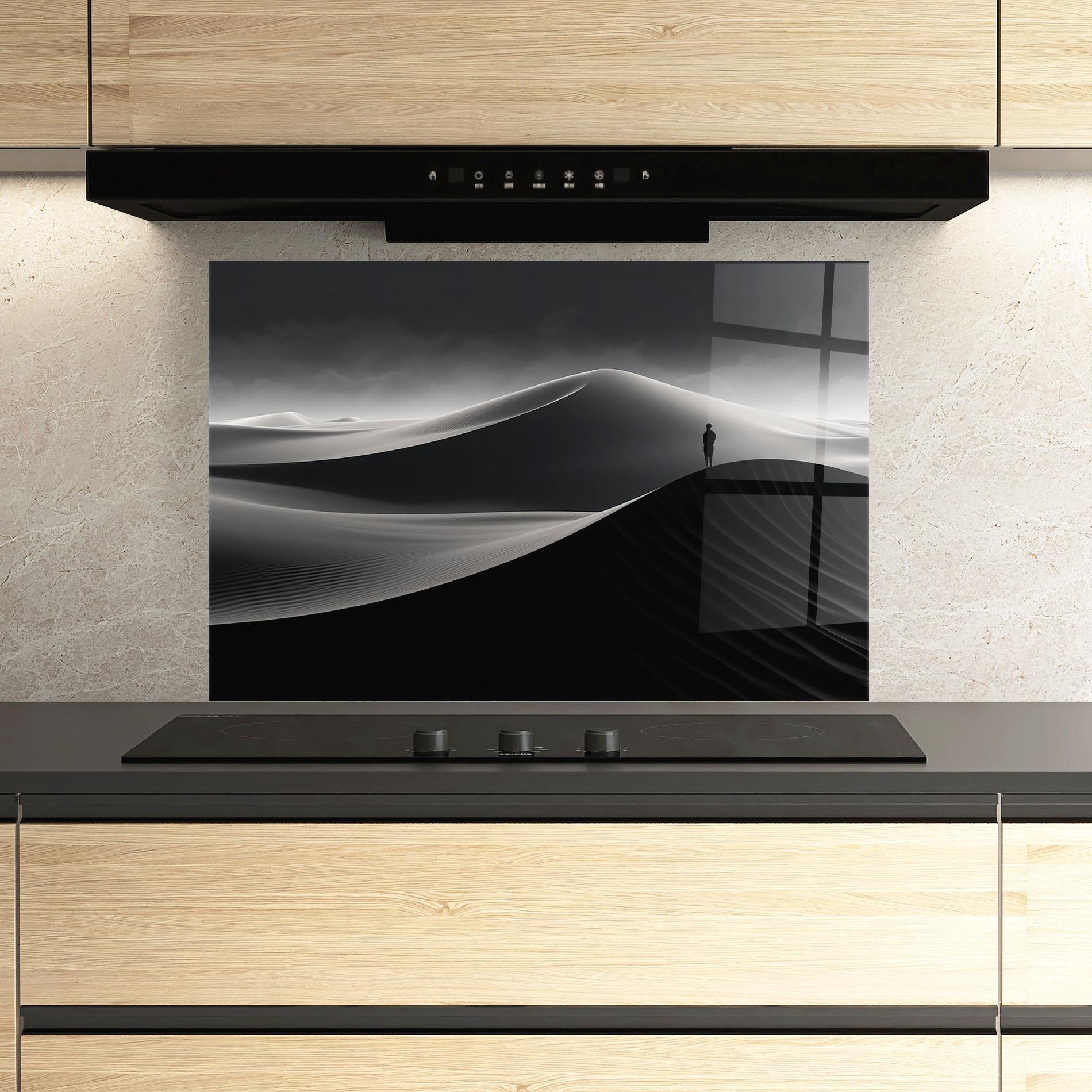 Стъклен панел за кухня Grey Dune mockup 3