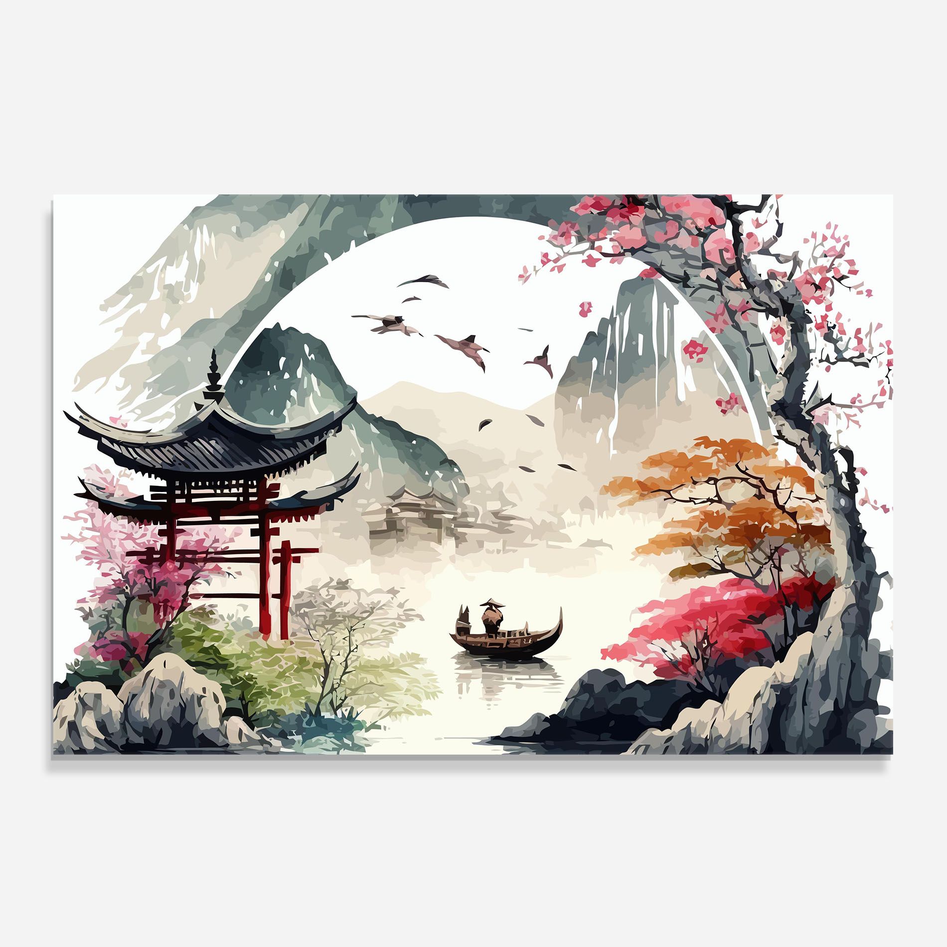 Beautiful Asiatic View mockup 0