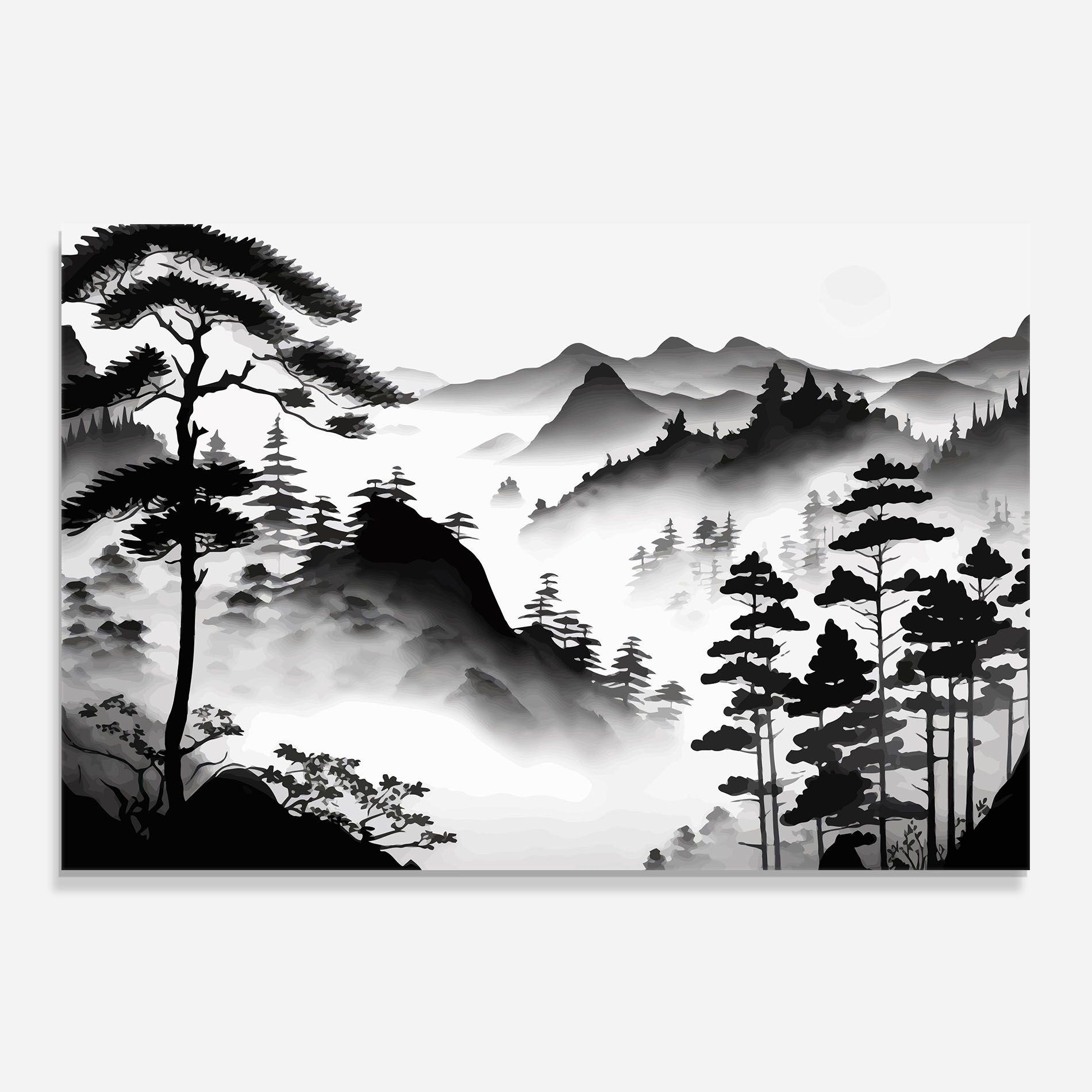 Foggy Asiatic View mockup 0